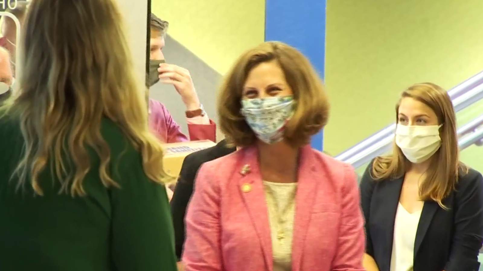 ‘They are truly our superheroes’: First Lady Pamela Northam tours Roanoke County schools