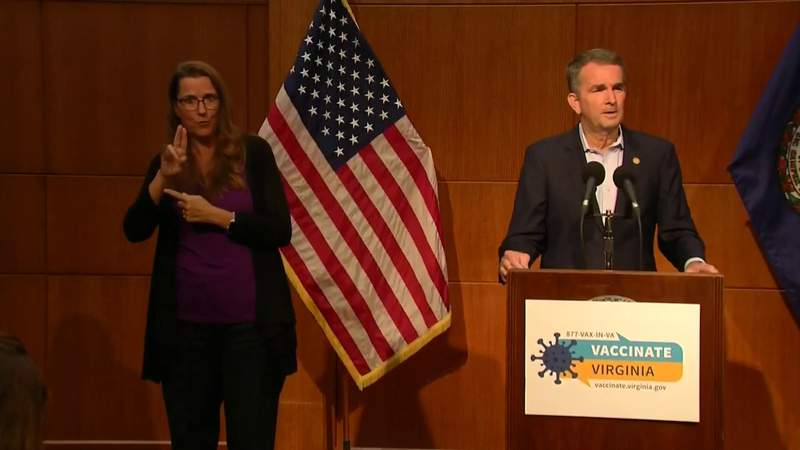 Gov. Ralph Northam pushes to increase COVID-19 vaccinations in Virginia