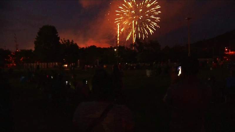 WATCH: Roanoke sets off fireworks at River’s Edge Park
