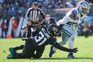 NFL: Jaguars stun Cowboys in OT on Jenkins' pick-6