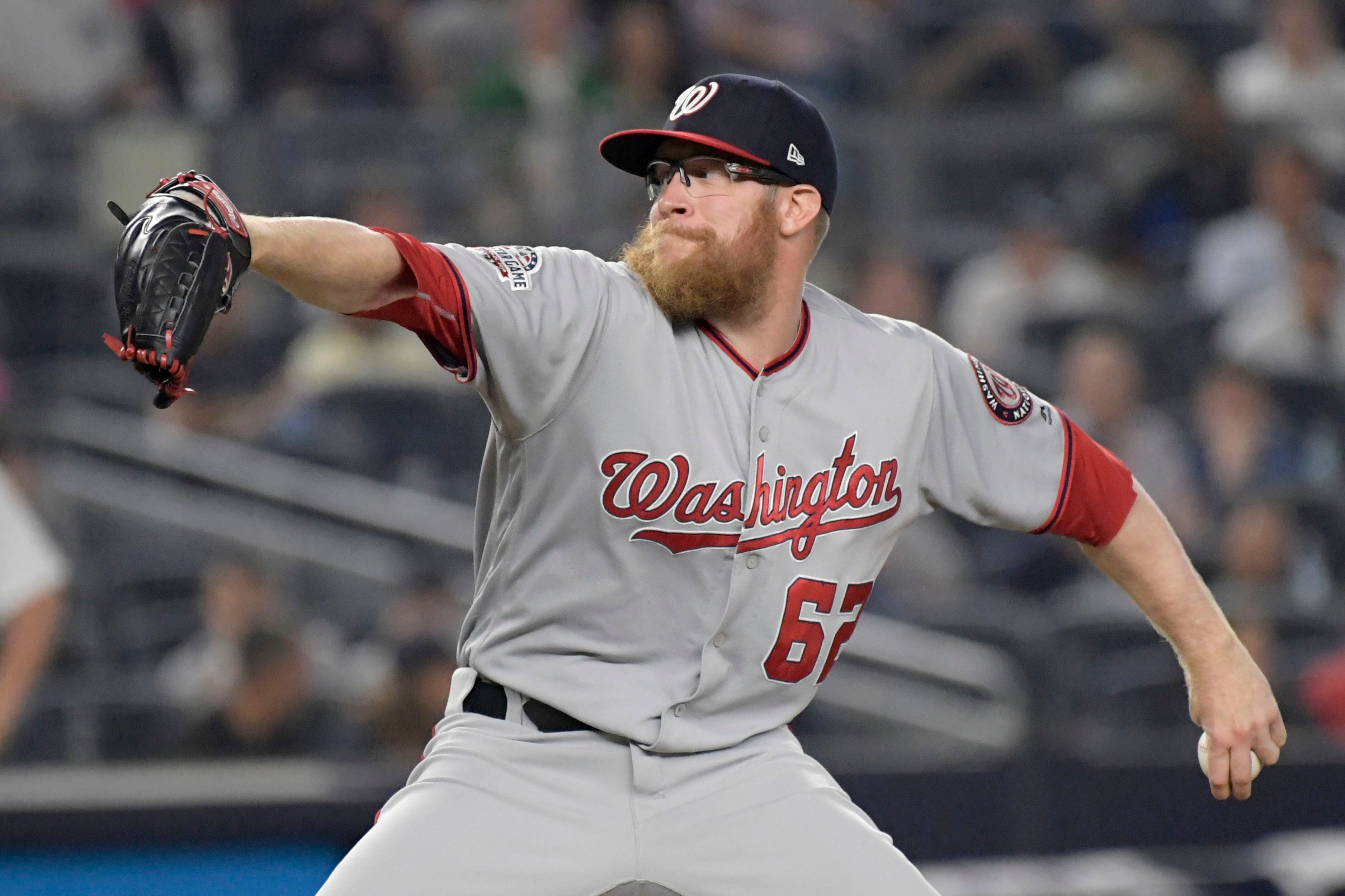Washington Nationals' World Series pitcher Sean Doolittle declines