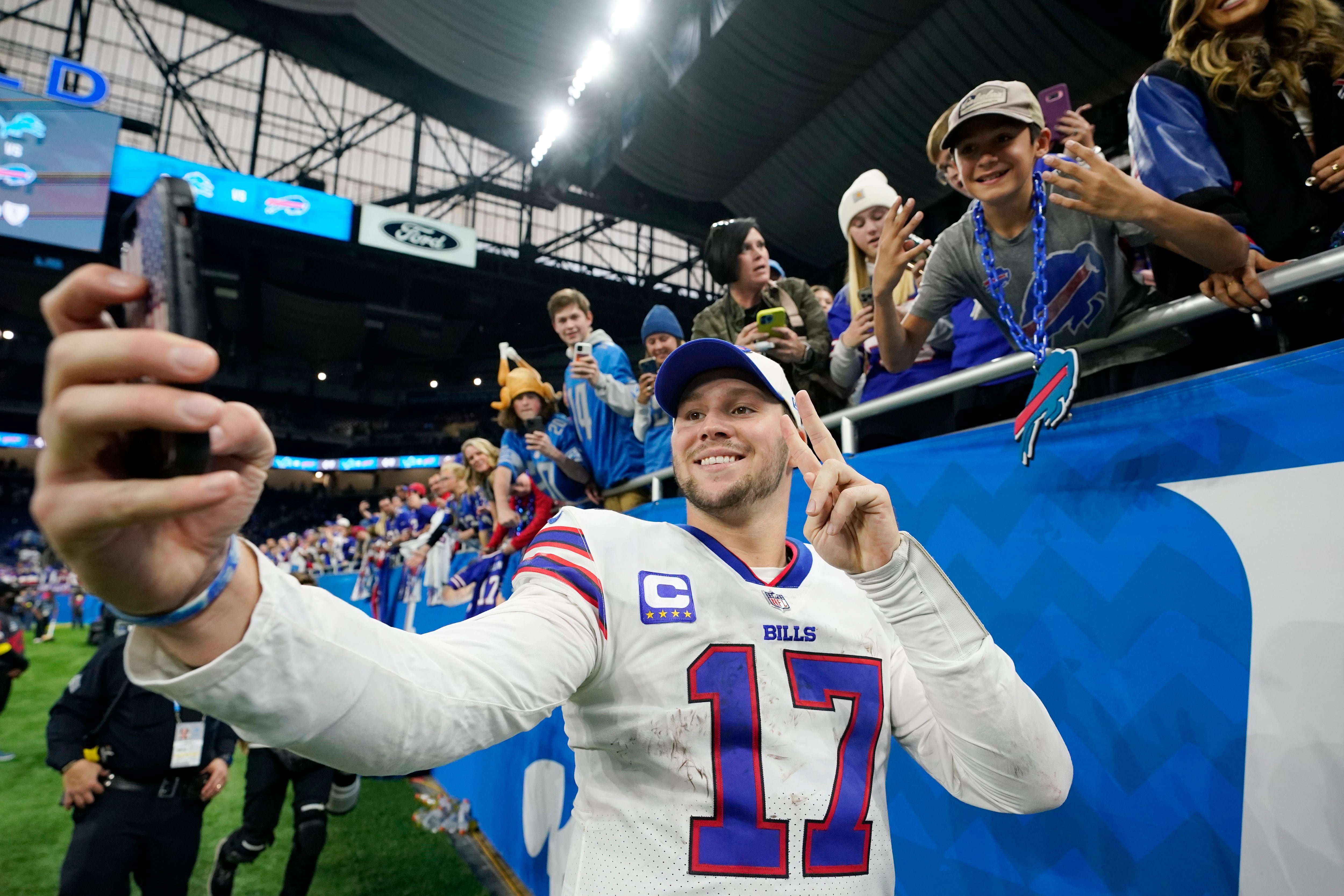 Buffalo Bills' Josh Allen fumbles, rushes for touchdown vs Detroit Lions on  NFL Thanksgiving day: Watch