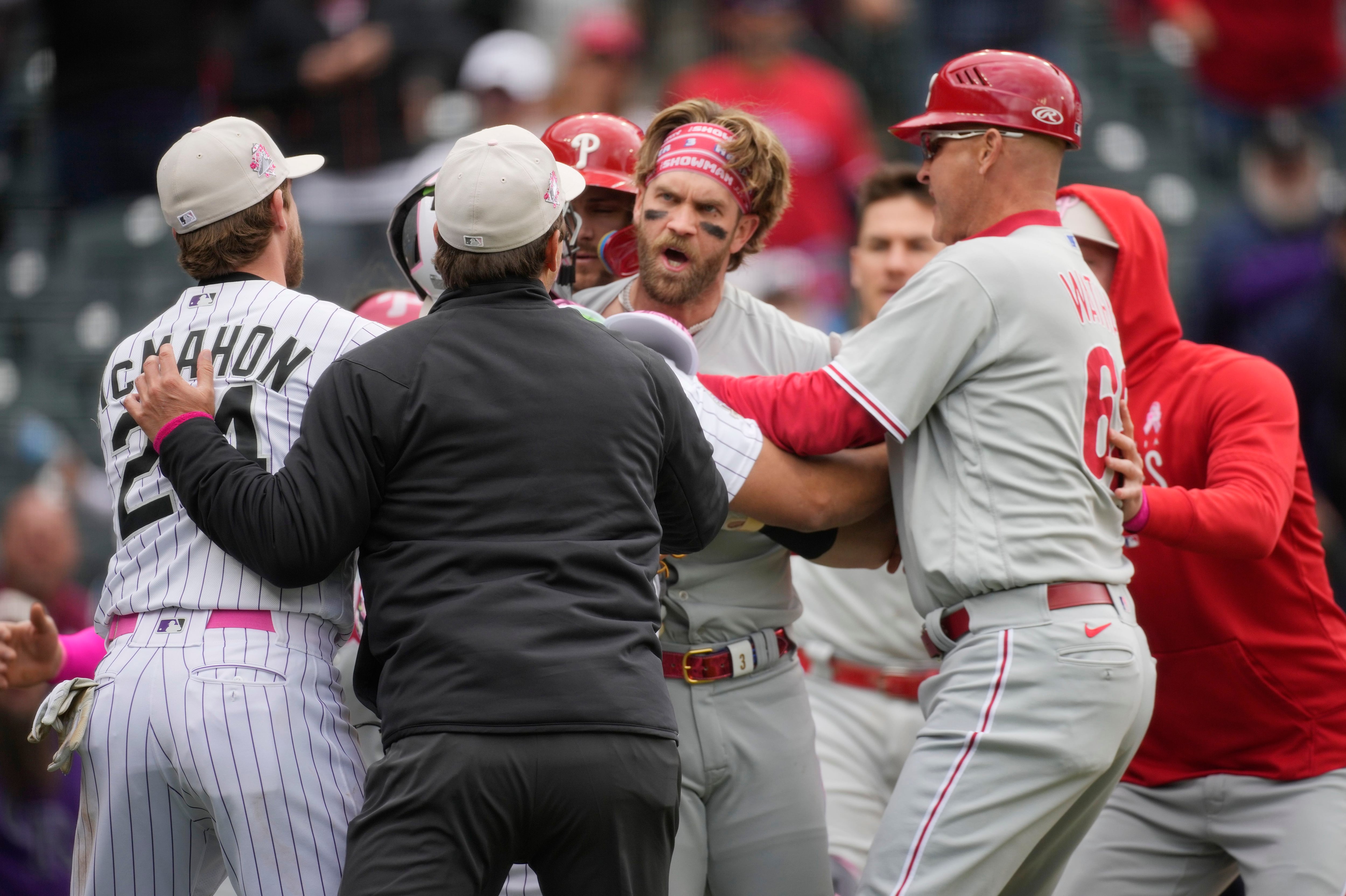 Bryce Harper ejected after arguing called third strike - ABC7 Chicago