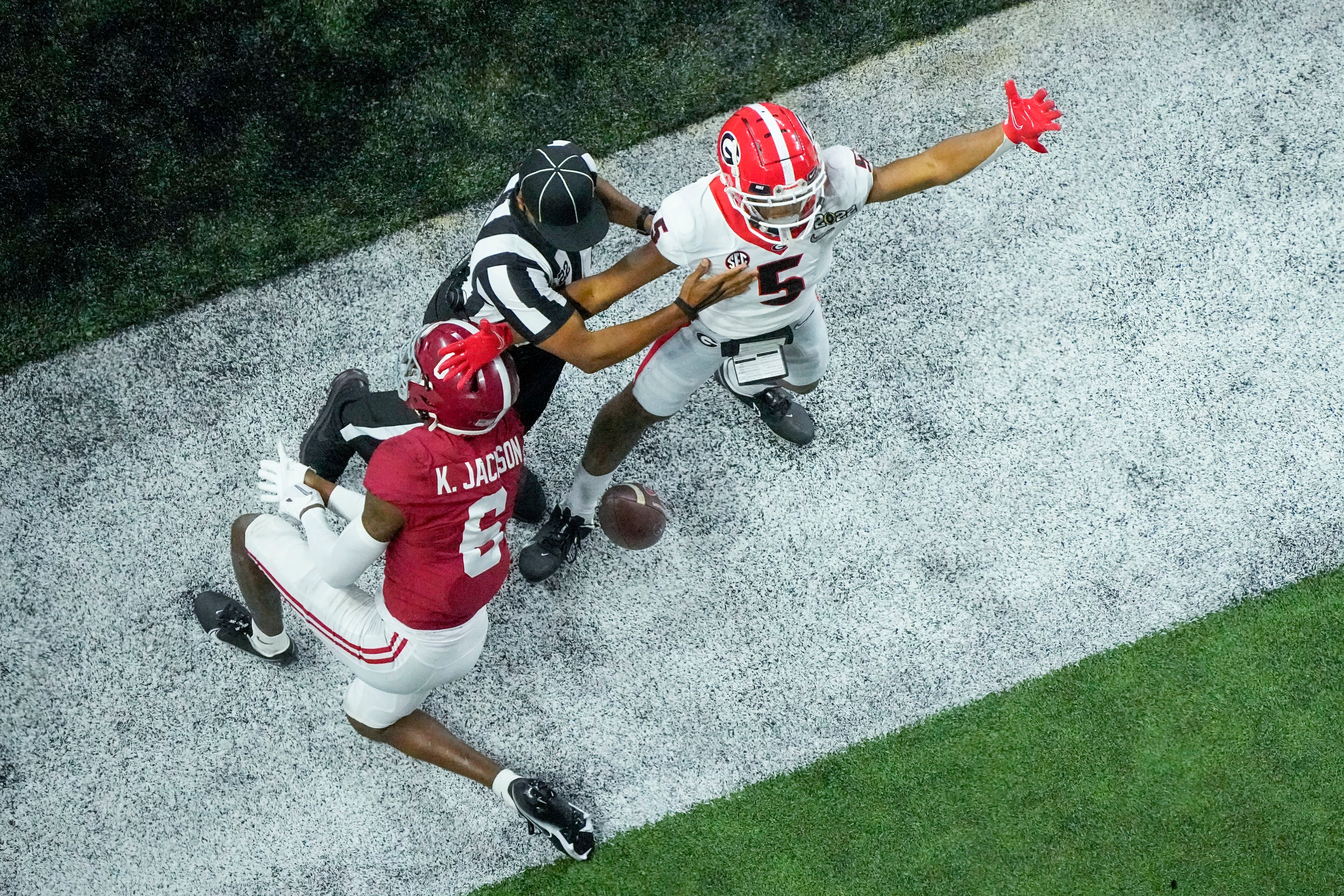 2012 SEC Championship score: Alabama has a field goal edge at the half 