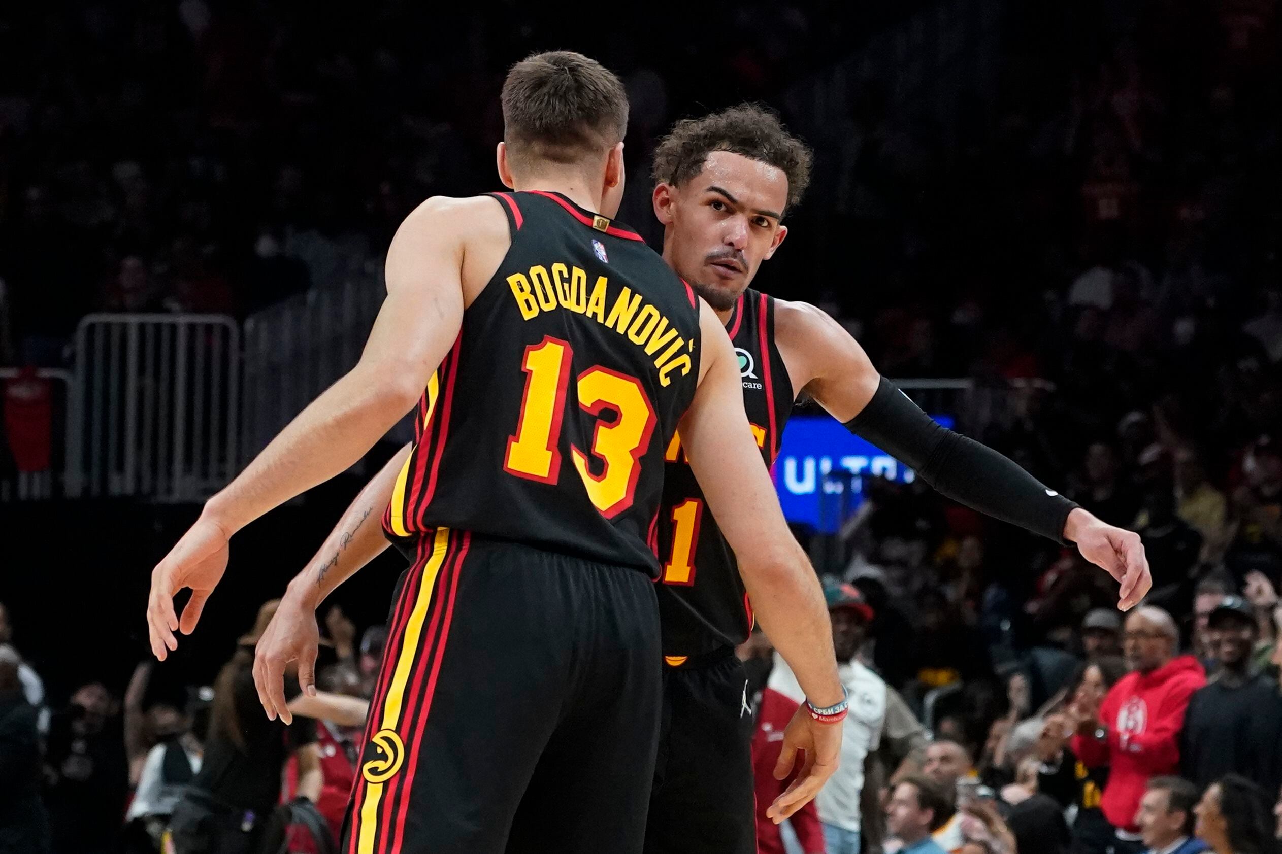 NBA_ Jersey Atlanta Hawks''Men Lou Williams Trae Young De'Andre