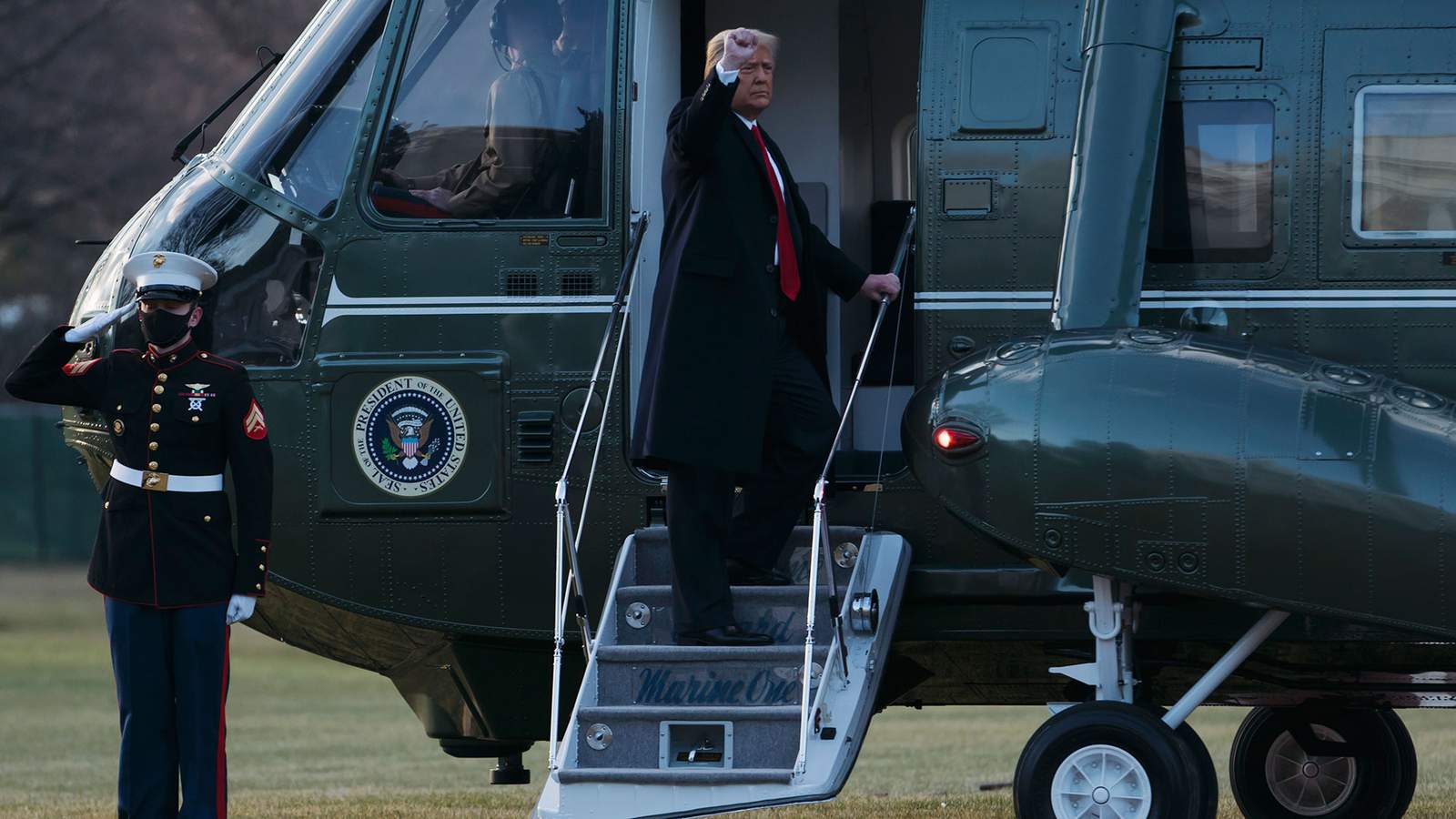 WATCH: President Trump departure ceremony at Joint Base Andrews