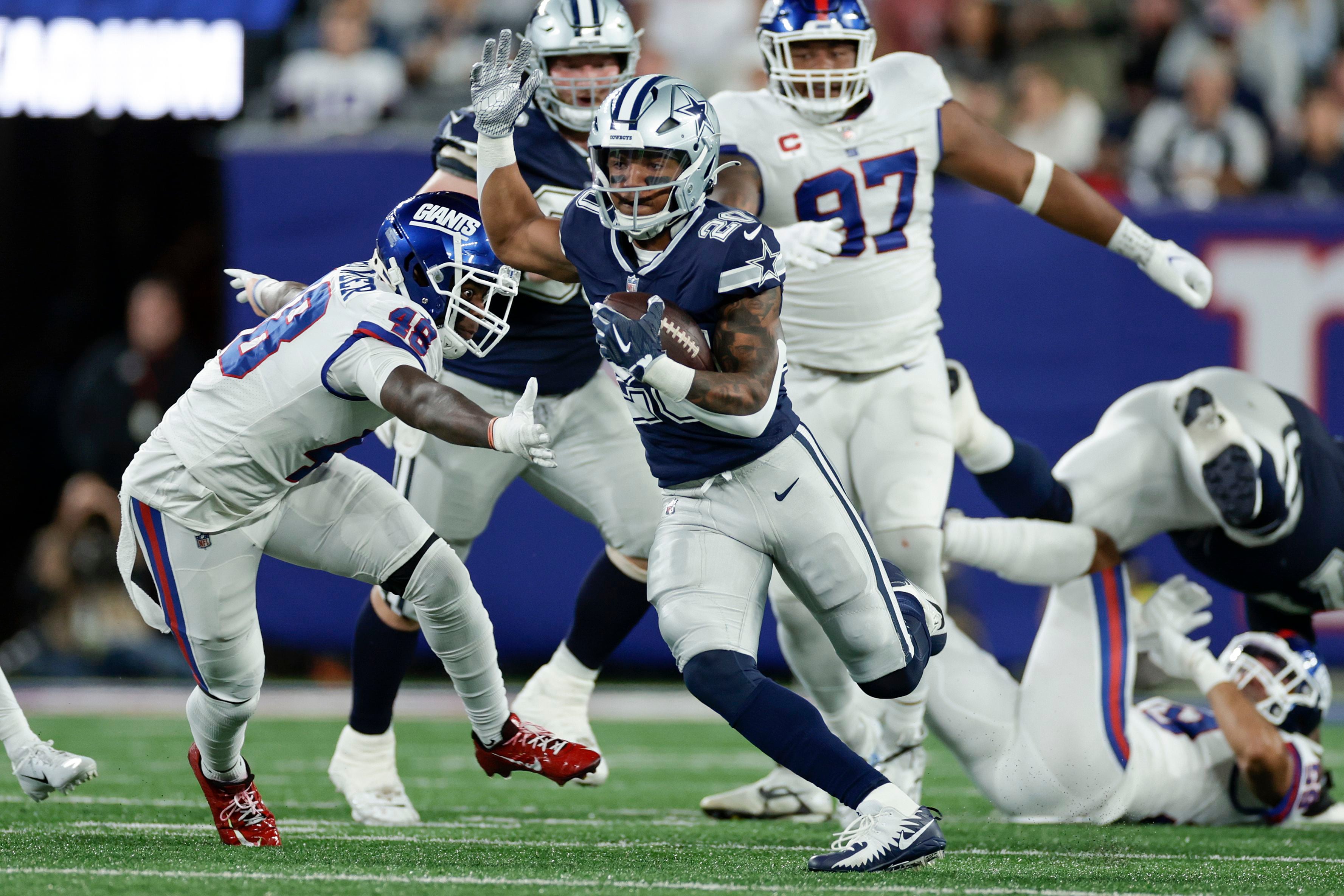 Dallas Cowboys 23-16 New York Giants, CeeDee Lamb one-handed TD