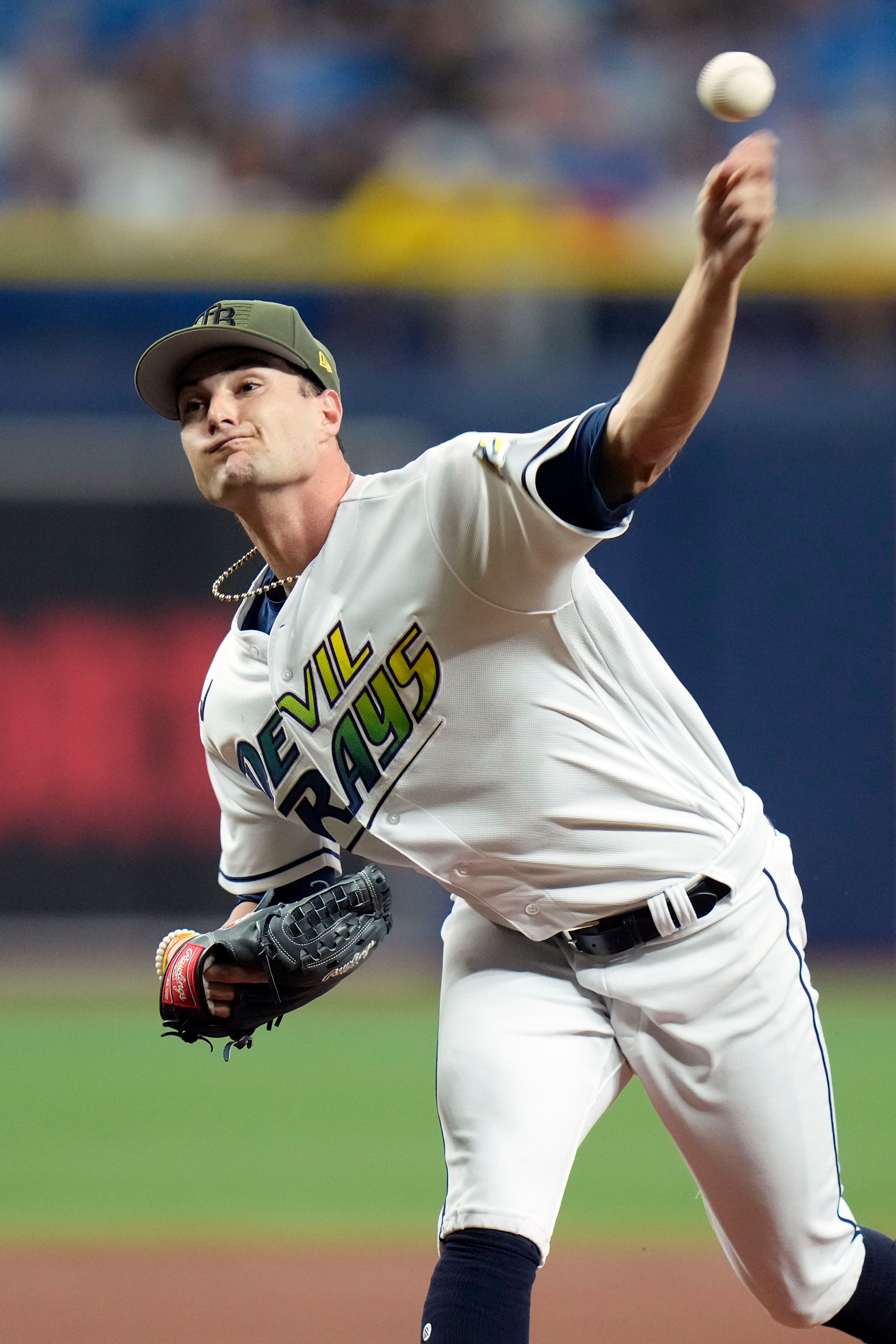 Shane McClanahan of Tampa Bay Rays Dominates With Four Pitches