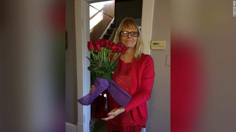 He’s been gone for eight years, but he still gets his wife flowers every Valentine’s Day