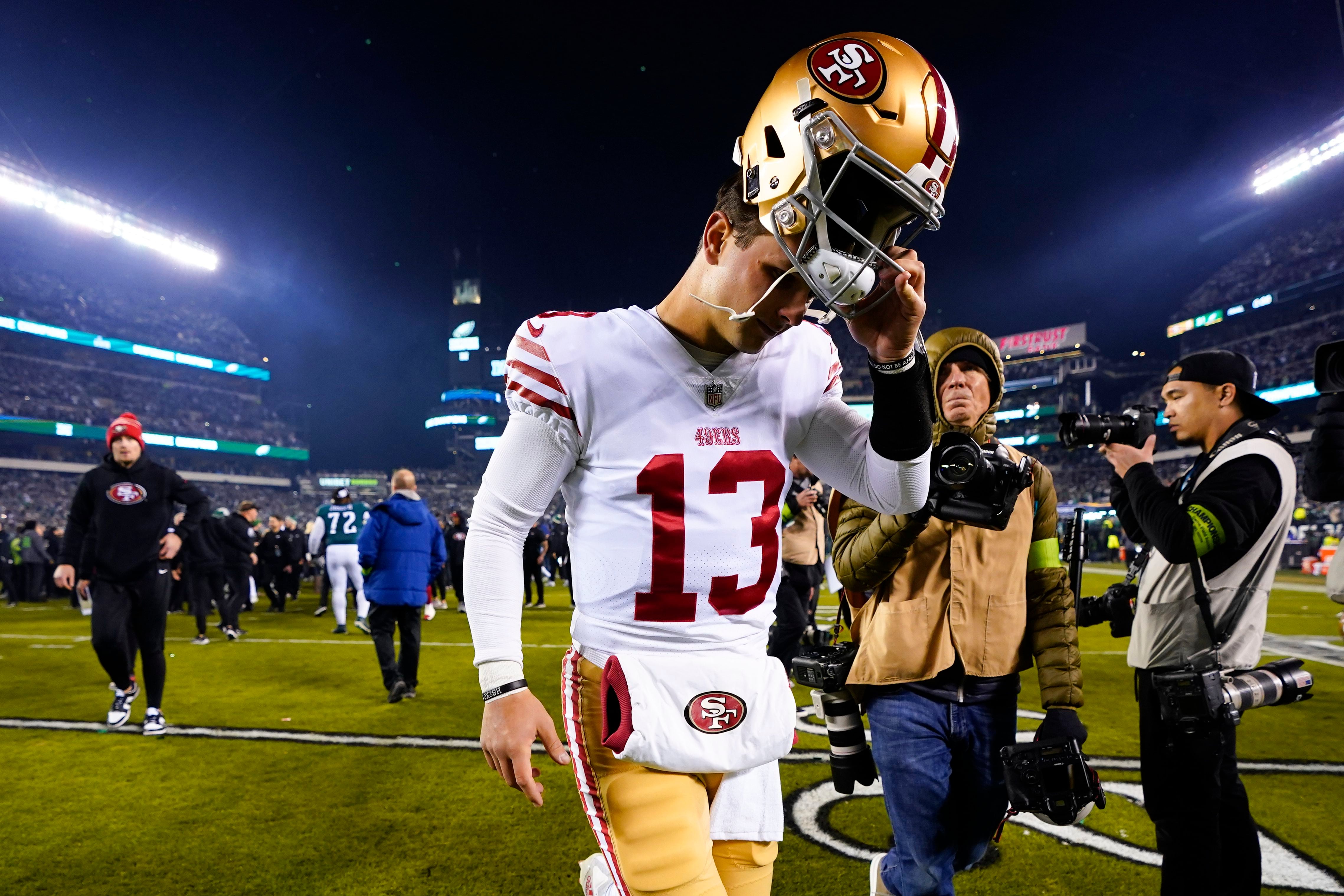 About 49ers QB Brock Purdy's sneak: Don't credit Jimmy G.