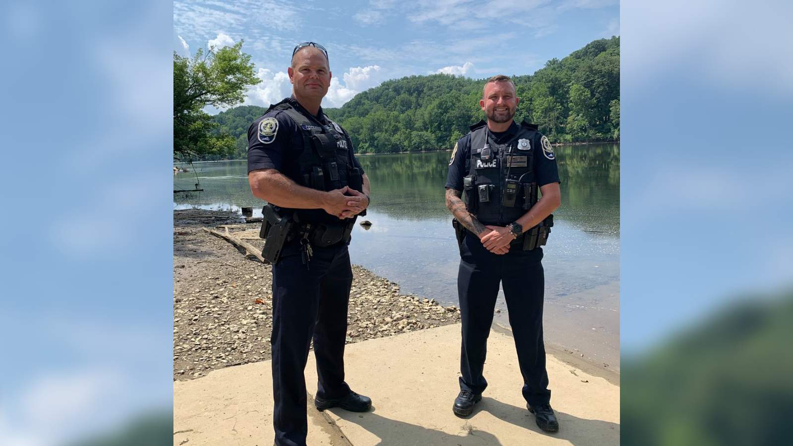 Radford officers rescue tuber from New River
