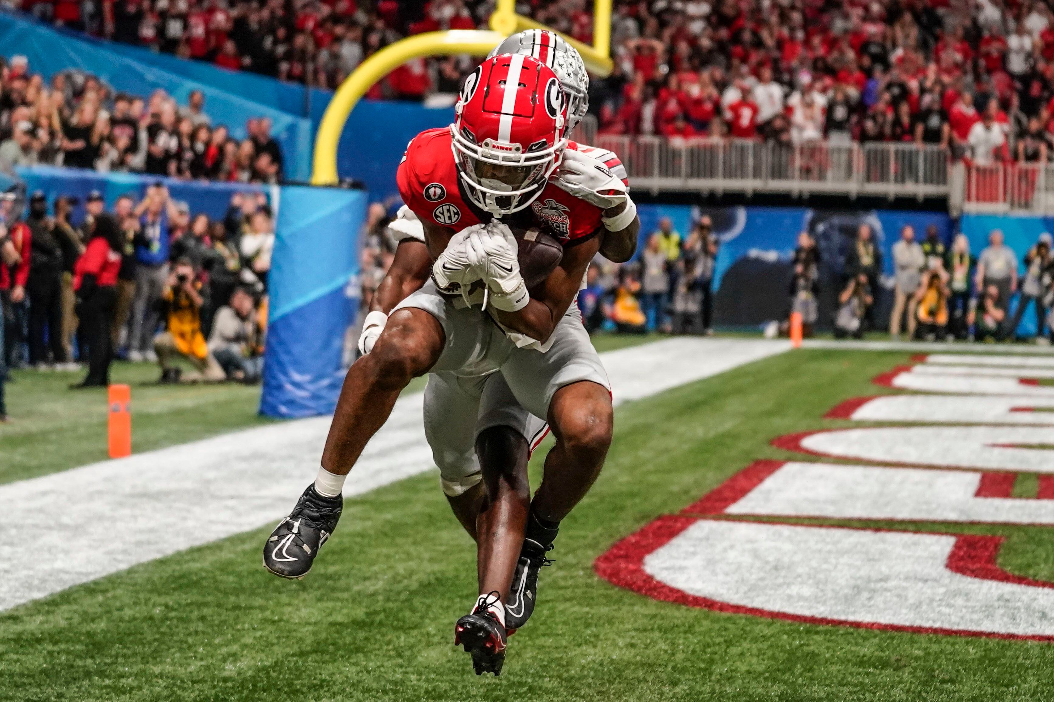 Ohio State WR Marvin Harrison Jr. Takes BIG HIT vs Georgia