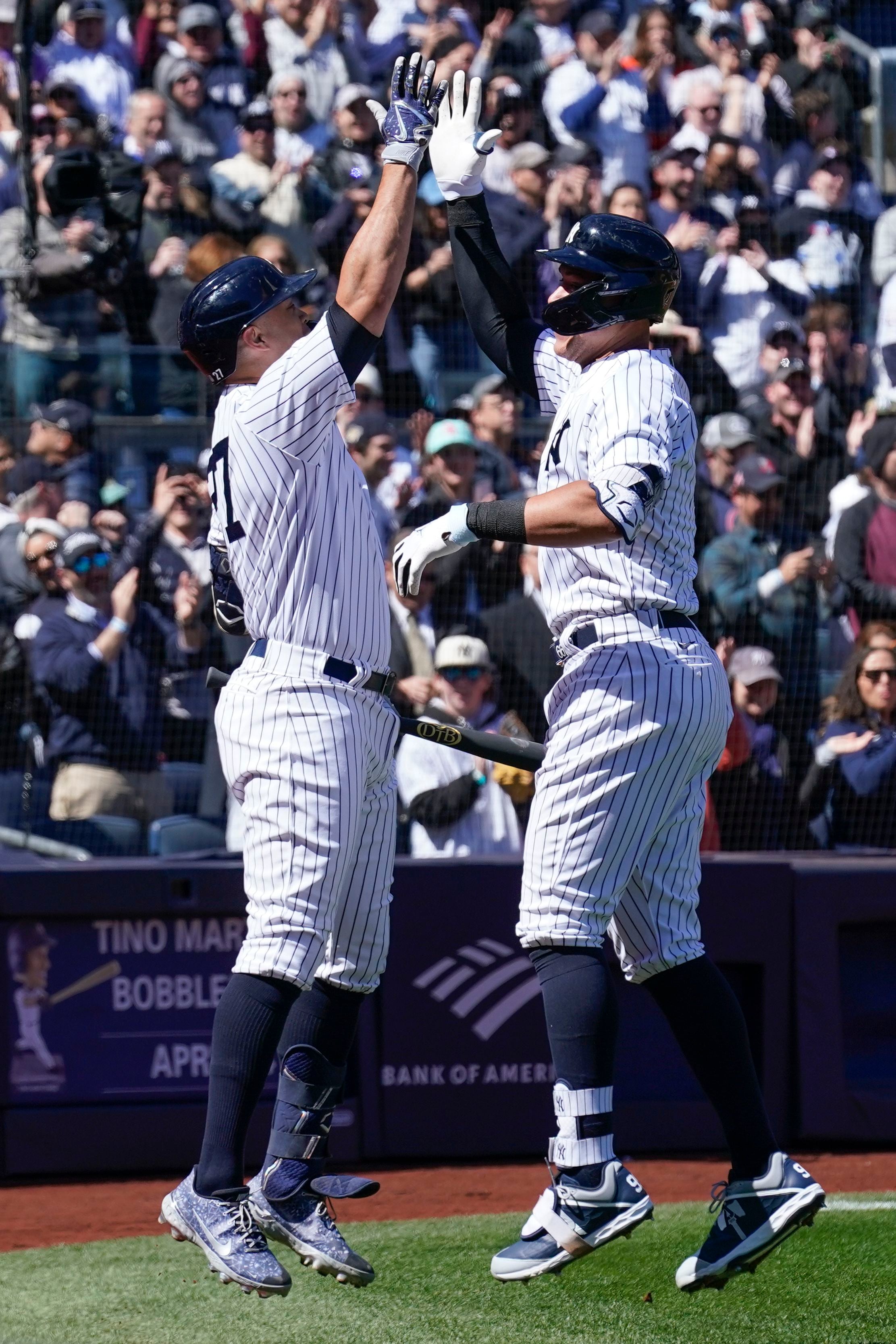 MLB Opening Day: Yankees win, Aaron Judge hits HR in first swing as team  captain 