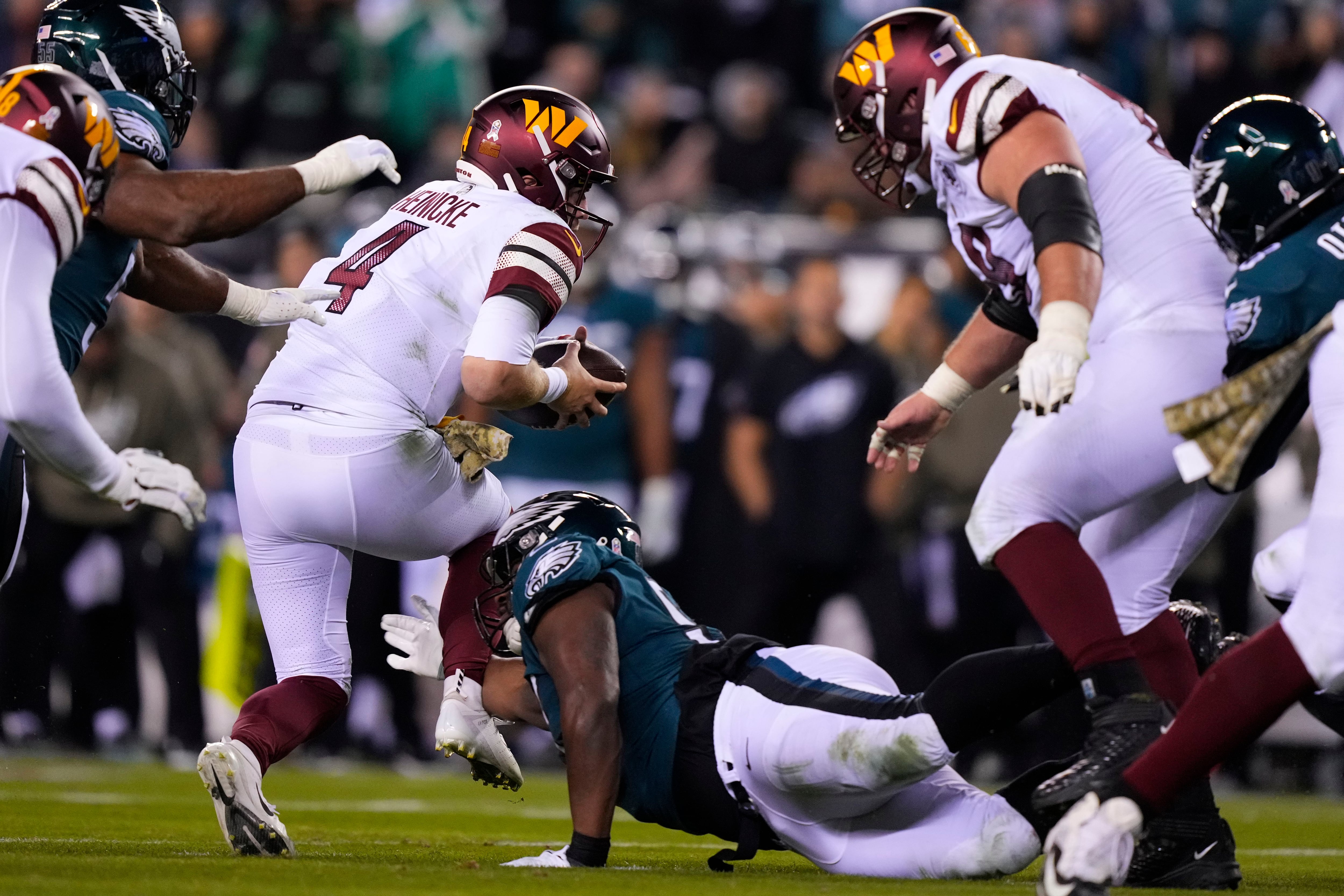 Four takeaways from the Commanders' 24-8 loss to the Eagles - The