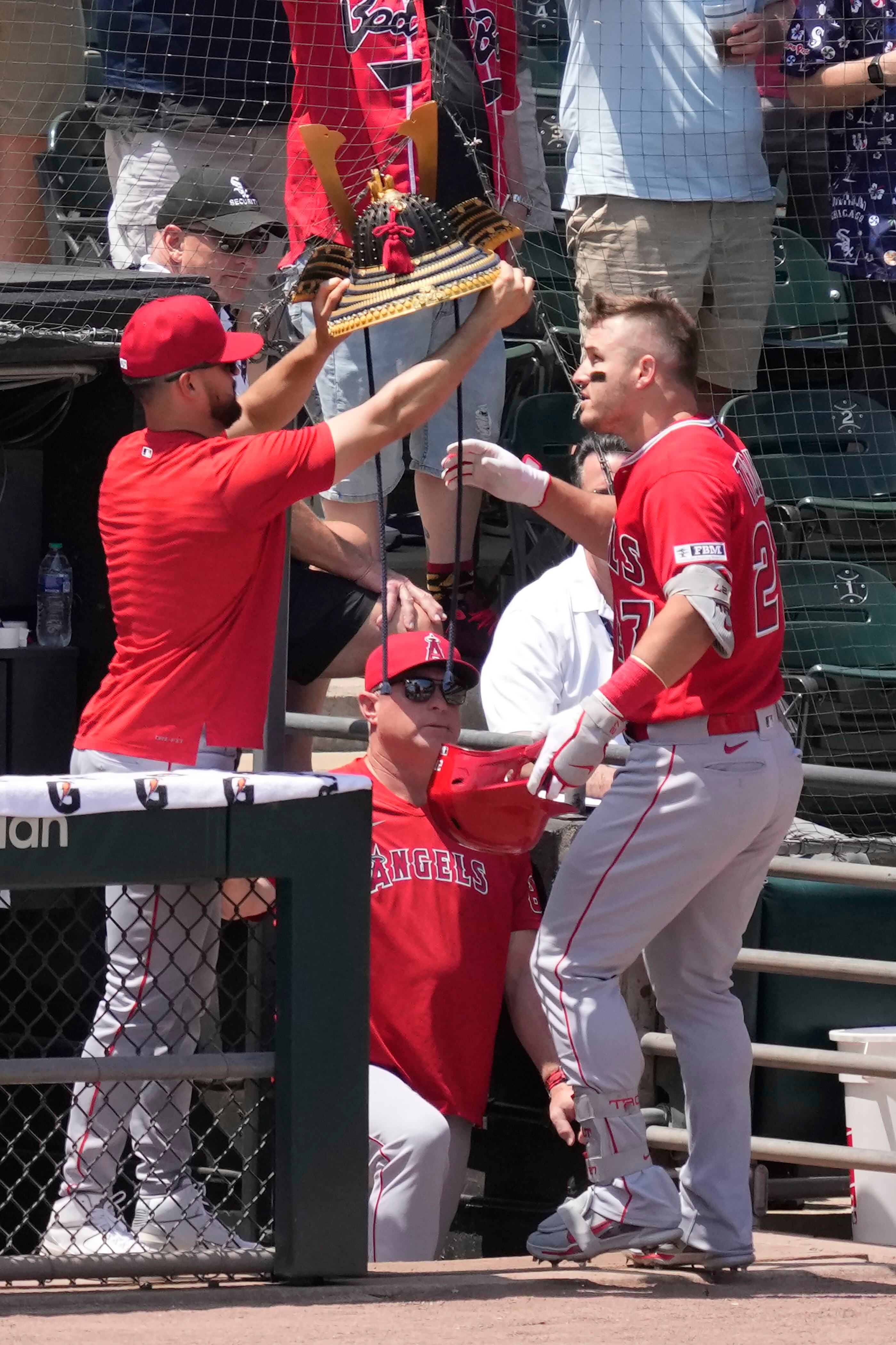 Ohtani homers twice, including career longest at 459 feet, Angels