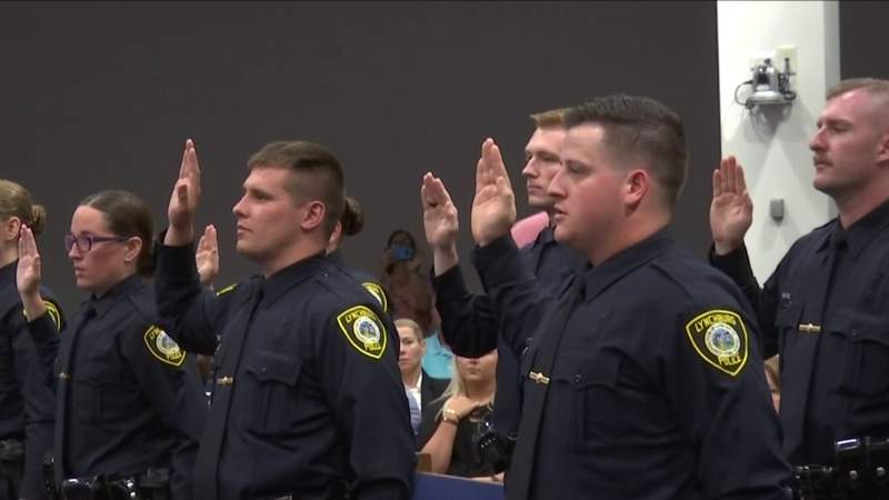 Lynchburg police swear-in 8 new officers, but still continue to face staffing shortage