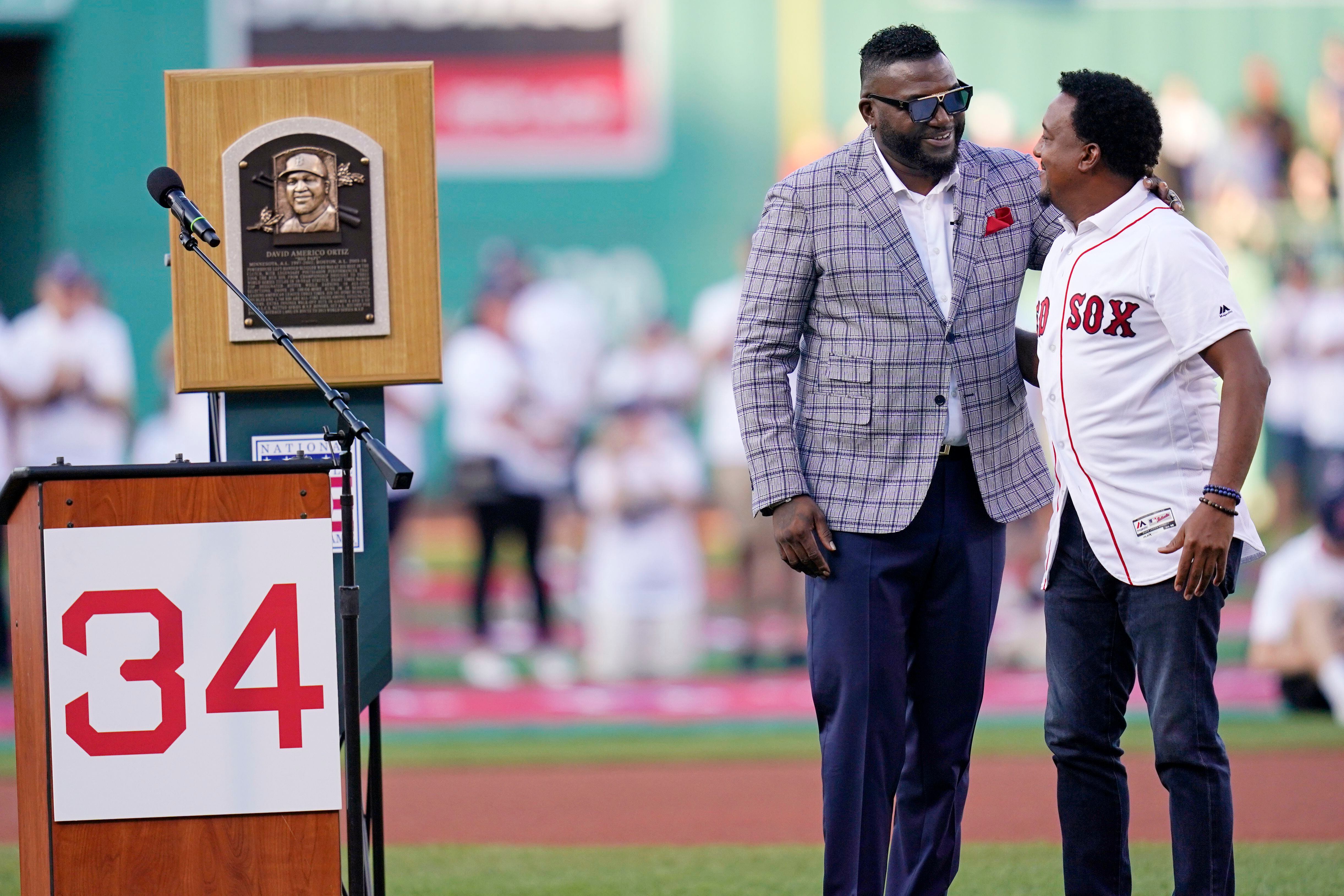 A very big honor': Big Papi inducted into Red Sox Hall of Fame - Boston  News, Weather, Sports