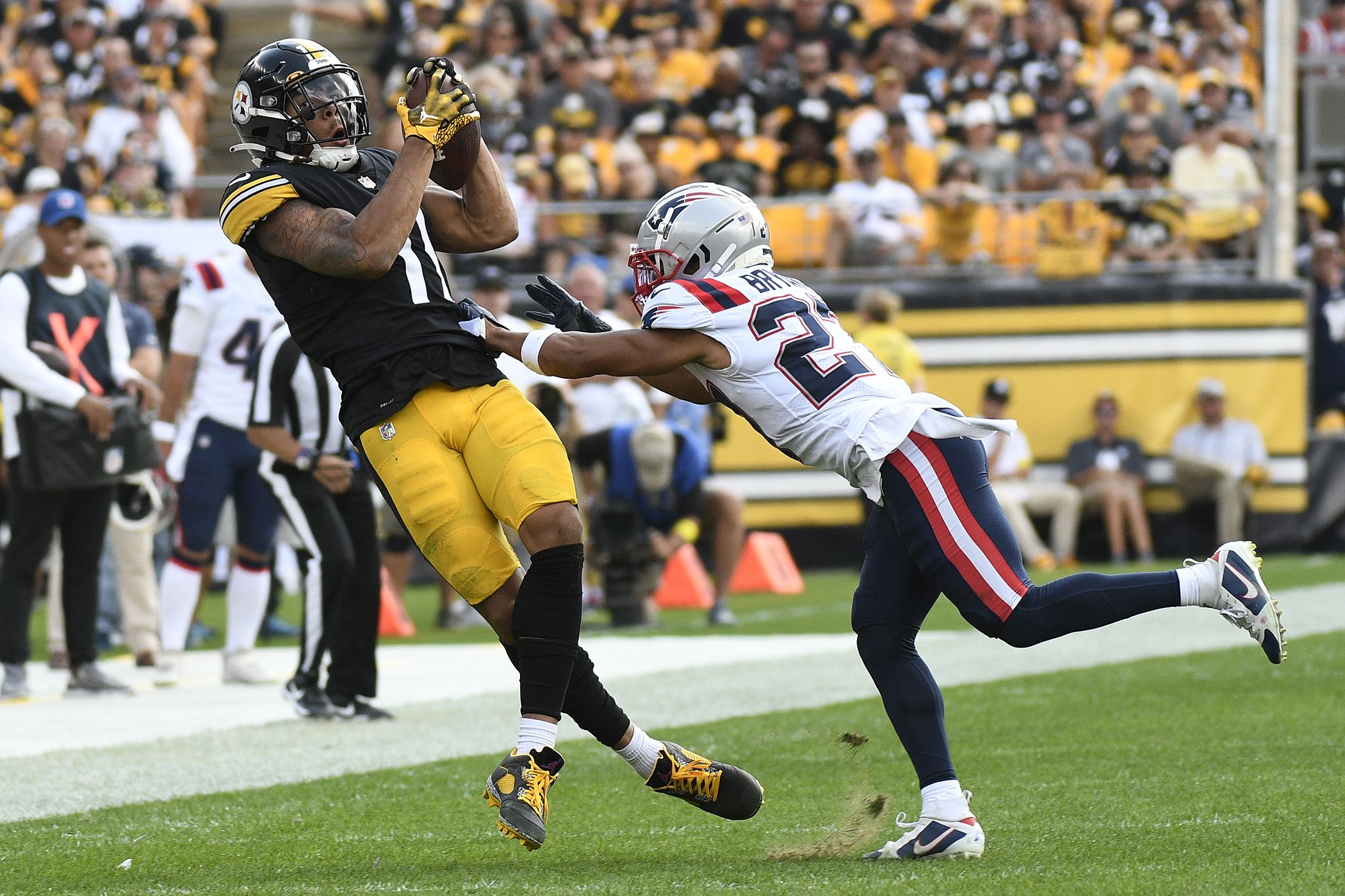 Steelers WR claims he was open '90% of the time' vs. Patriots (report) 