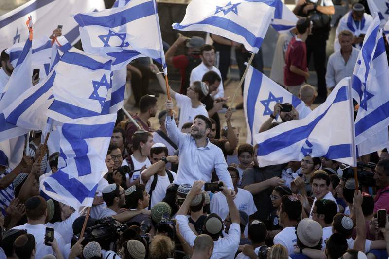 Israelis march in east Jerusalem in test for new government