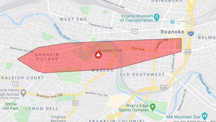 Power restored to more than 1,200 in Roanoke