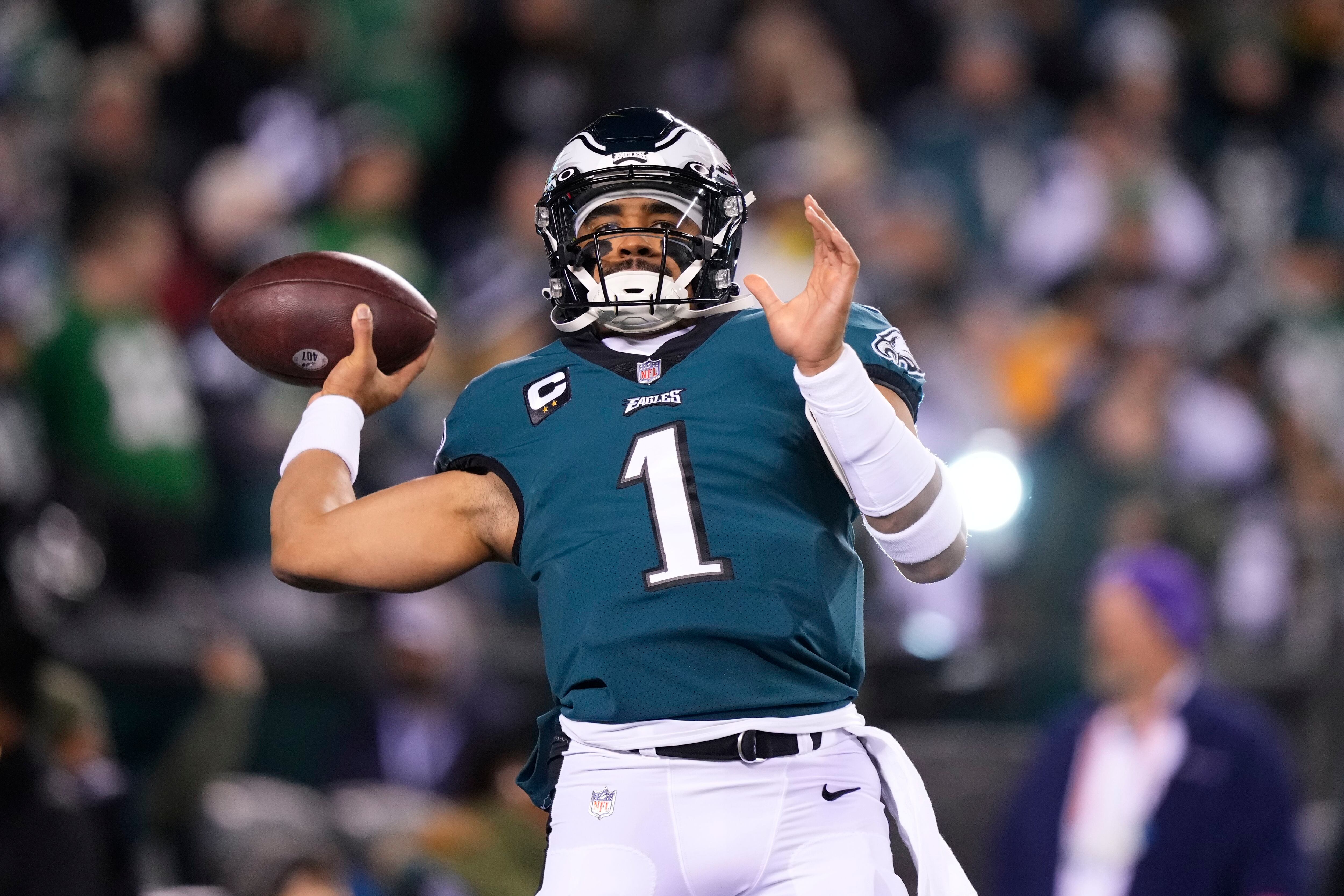 Philadelphia Eagles safety C.J. Gardner-Johnson reacts after a play against  the New York Giants during the first half of an NFL divisional round playoff  football game, Saturday, Jan. 21, 2023, in Philadelphia. (