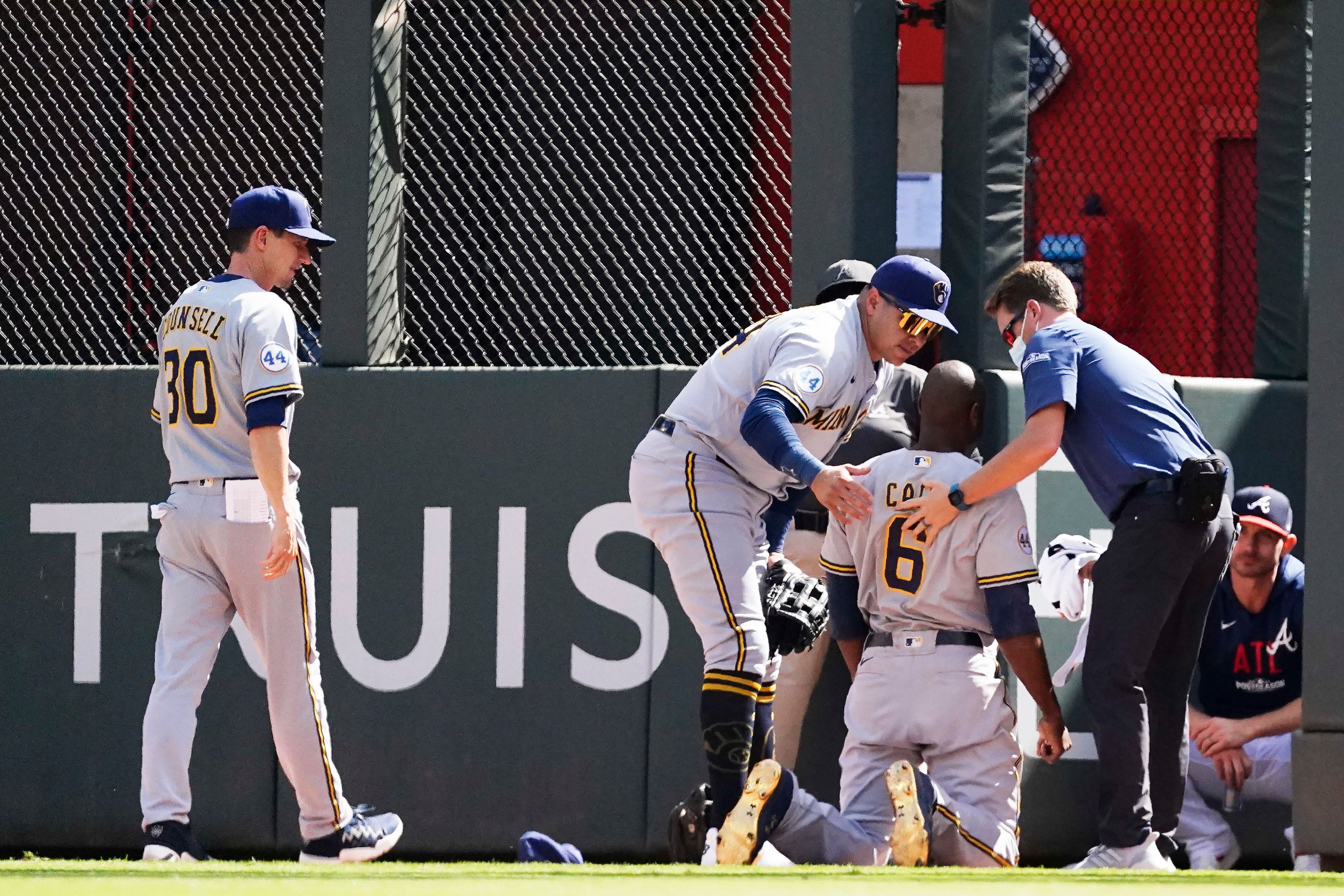 Brewers' Freddy Peralta, bullpen blank Braves