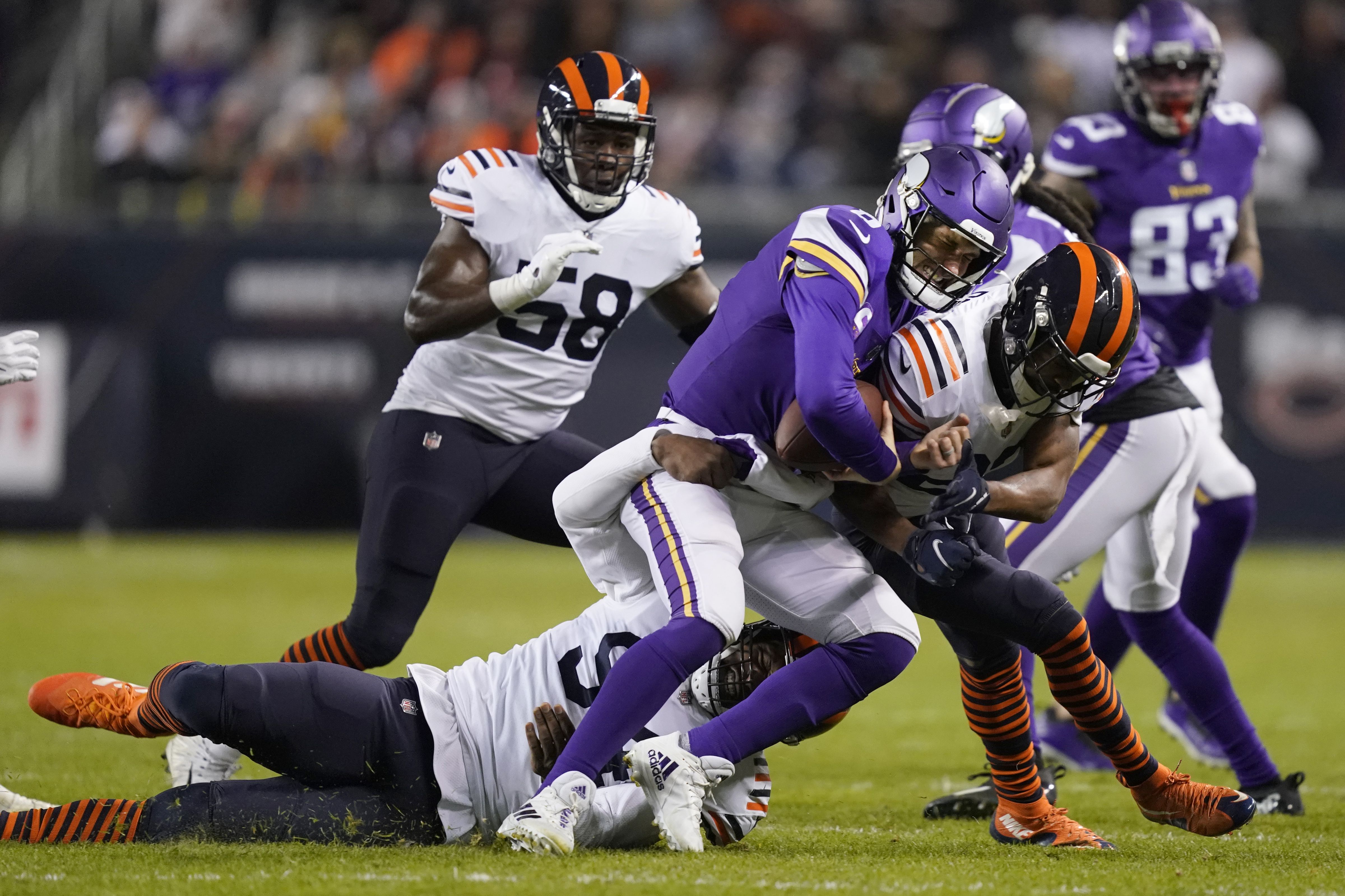 Touchdowns and Highlights of Vikings 17-9 Bears on NFL 2021