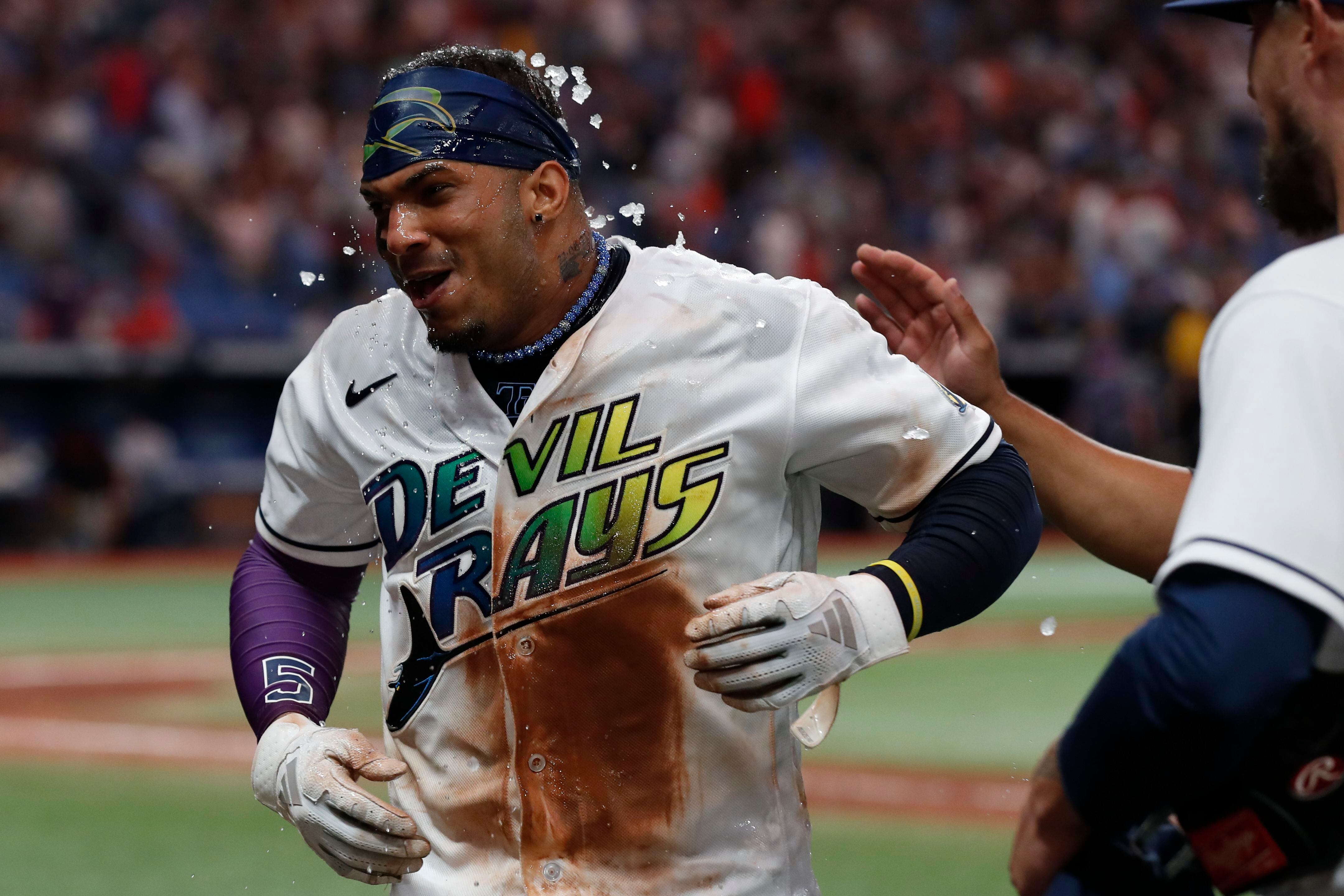 Are the Rays cutting ties with Wander Franco? Tropicana Field removes  accused All-Star from stadium banner as investigations continue