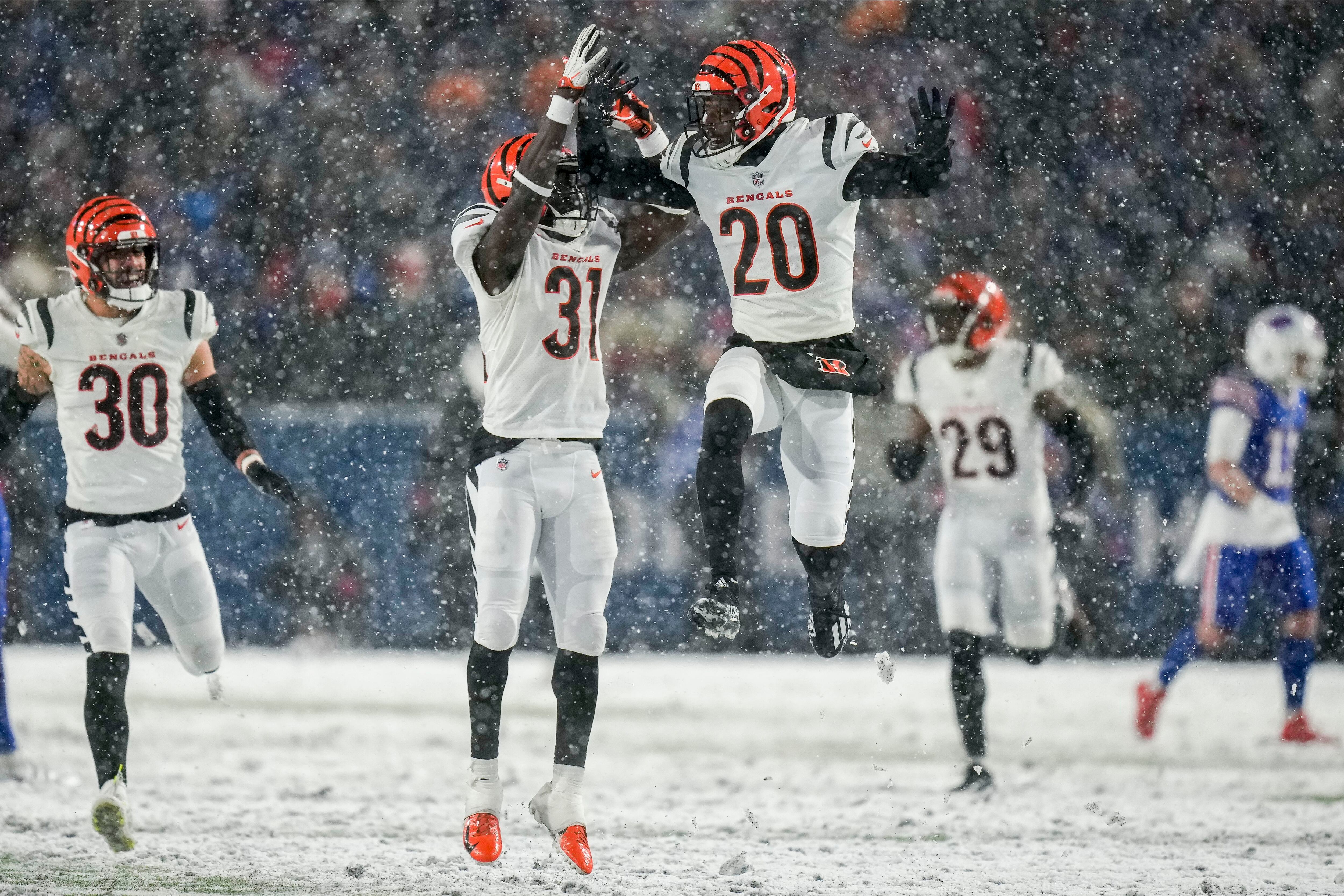 Snow Angels in Buffalo : r/bengals