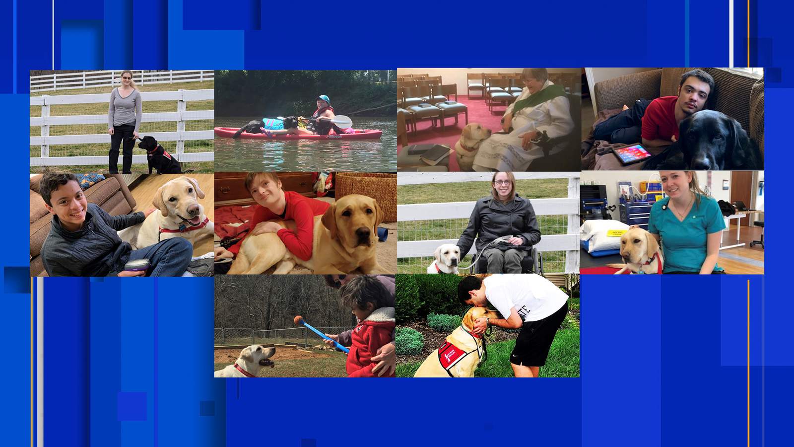 These Roanoke service dogs are graduating — virtually, of course