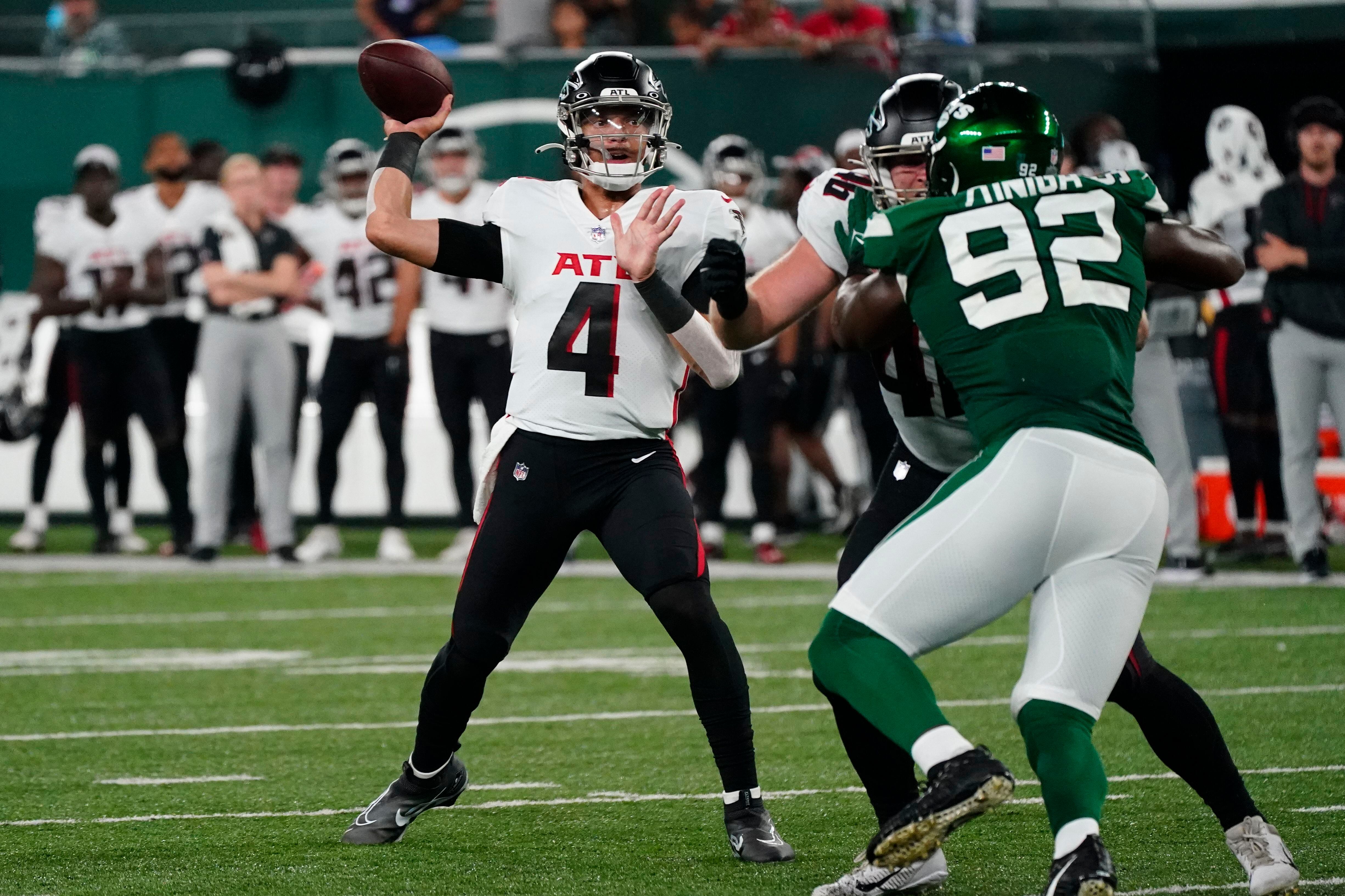 Mariota, Ridder solid for Falcons in 24-16 loss to Jets - Hawaii  Tribune-Herald