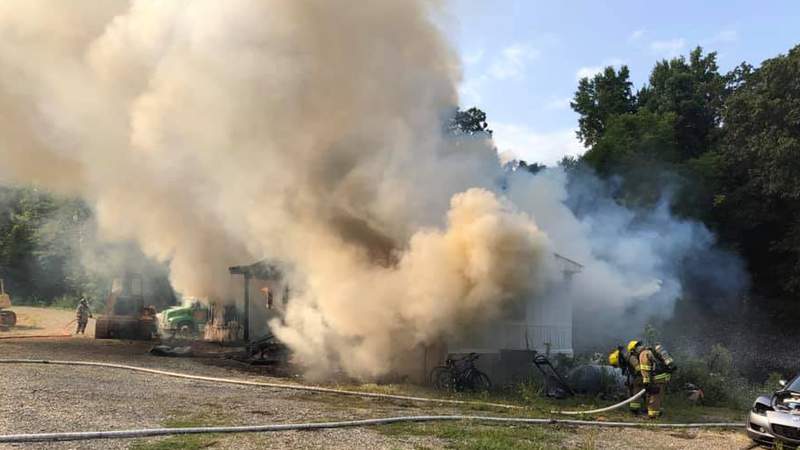 Roanoke County mobile home deemed total loss after fire