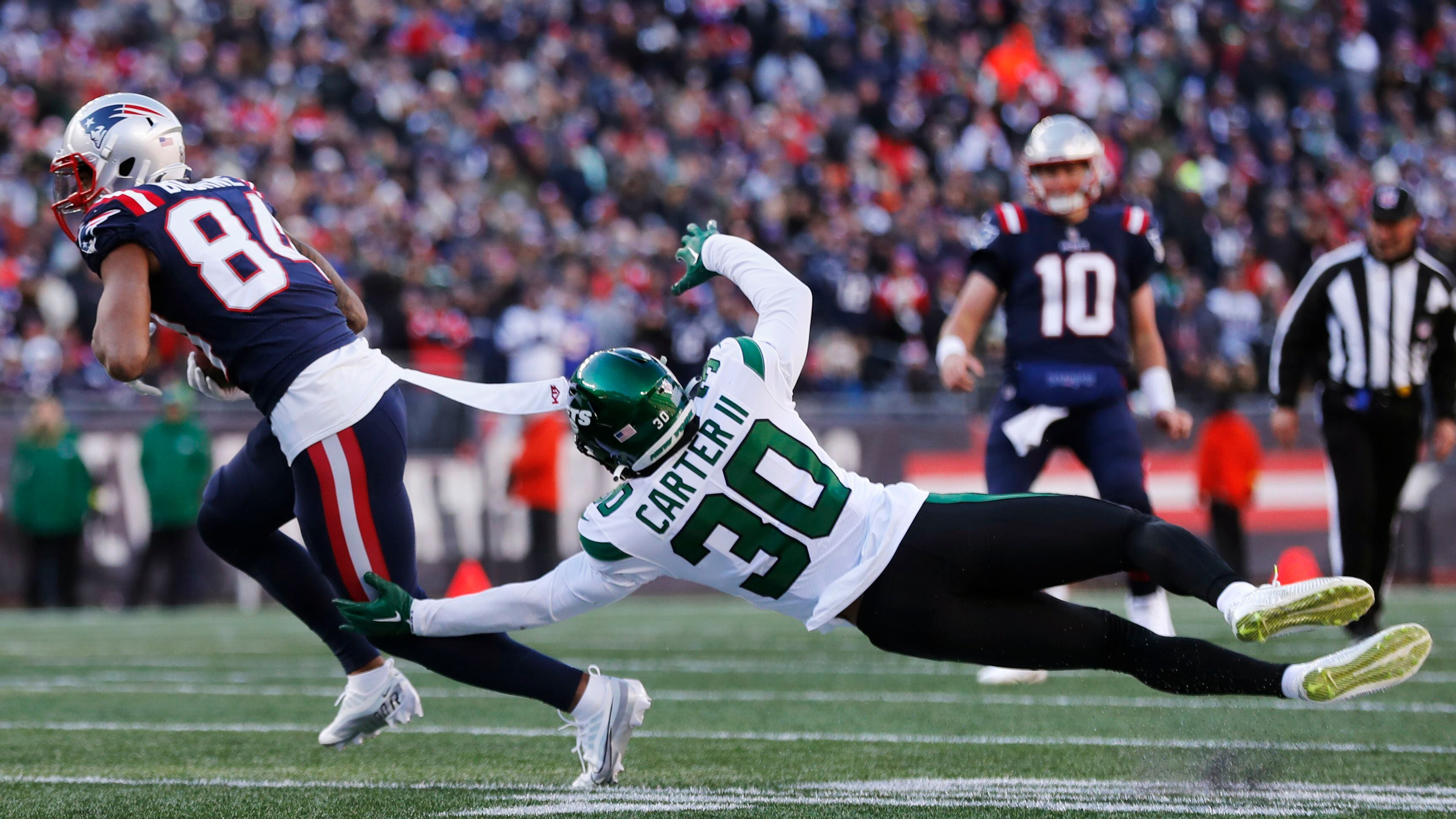 Marcus Jones' Late Punt Return Lifts Patriots Over Jets 10-3