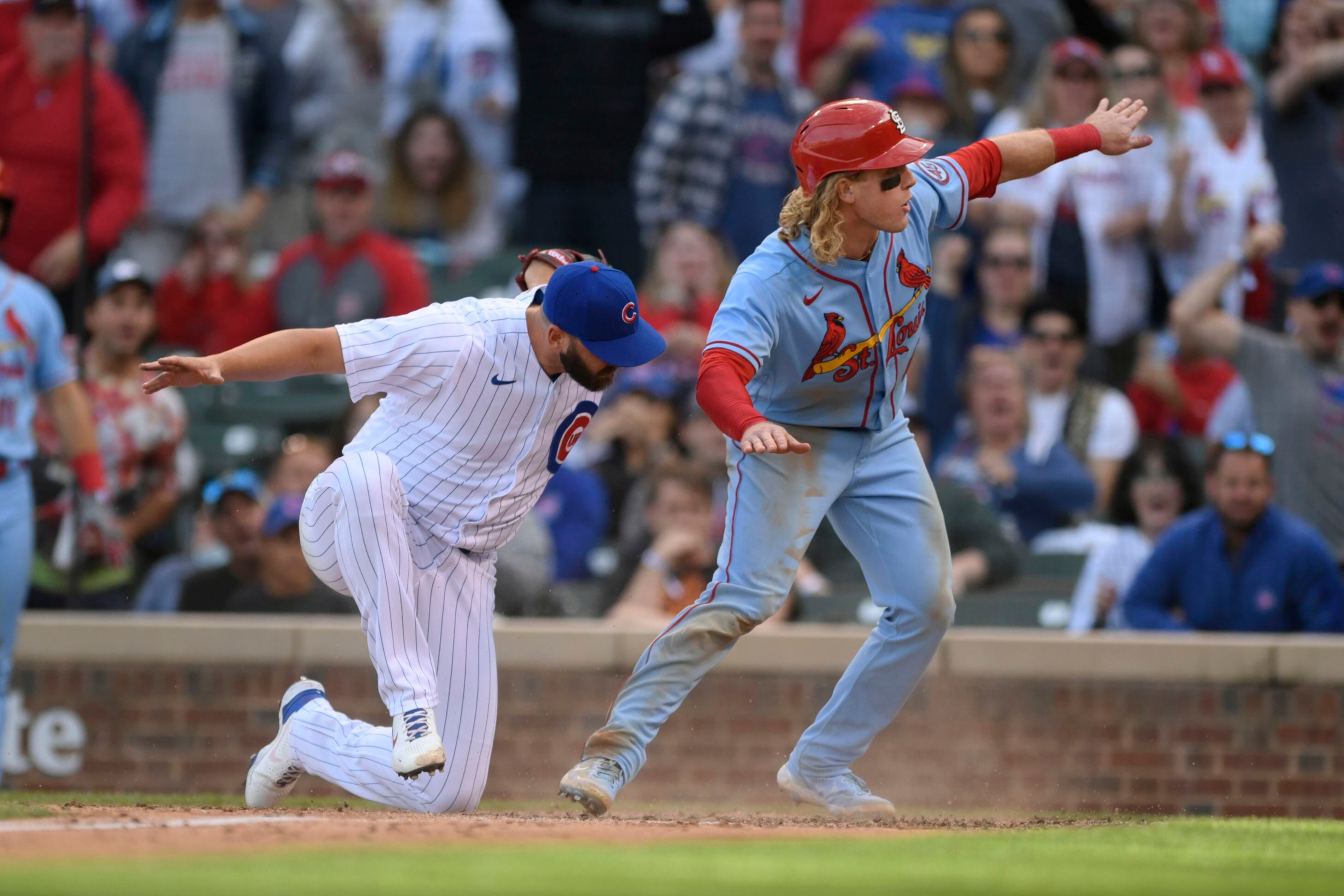 July 3. 2021: Cardinals centerfielder Harrison Bader (48) before