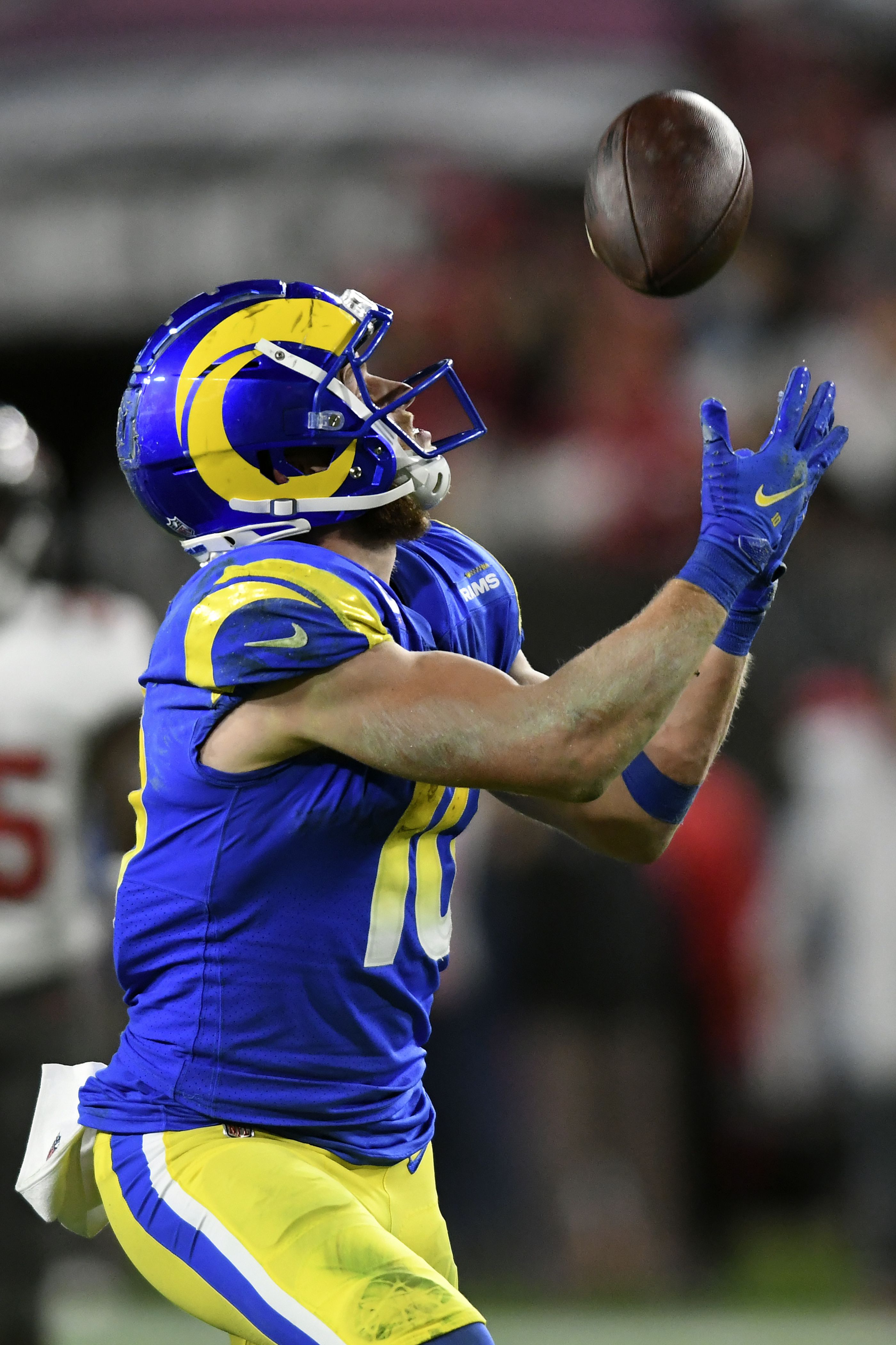 Super Bowl 2022: Rams' Cooper Kupp at mountain top after winning