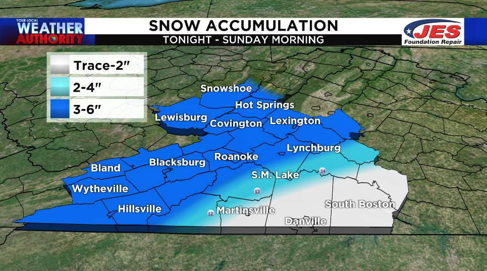 Quiet start to the weekend before accumulating snowfall moves into the area