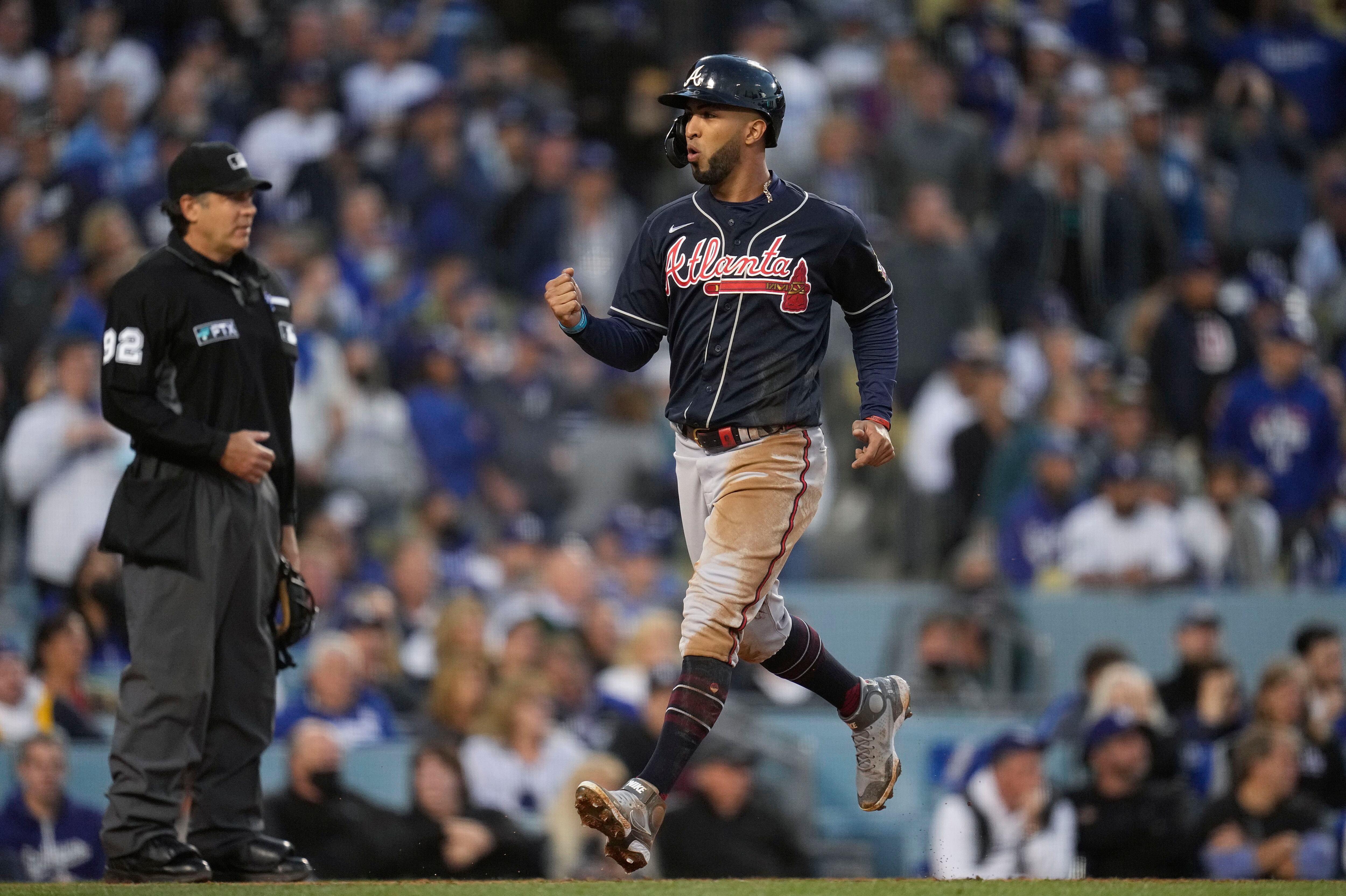 Braves blast four HRs, beat Dodgers 9-2 for 3-1 lead in NLCS