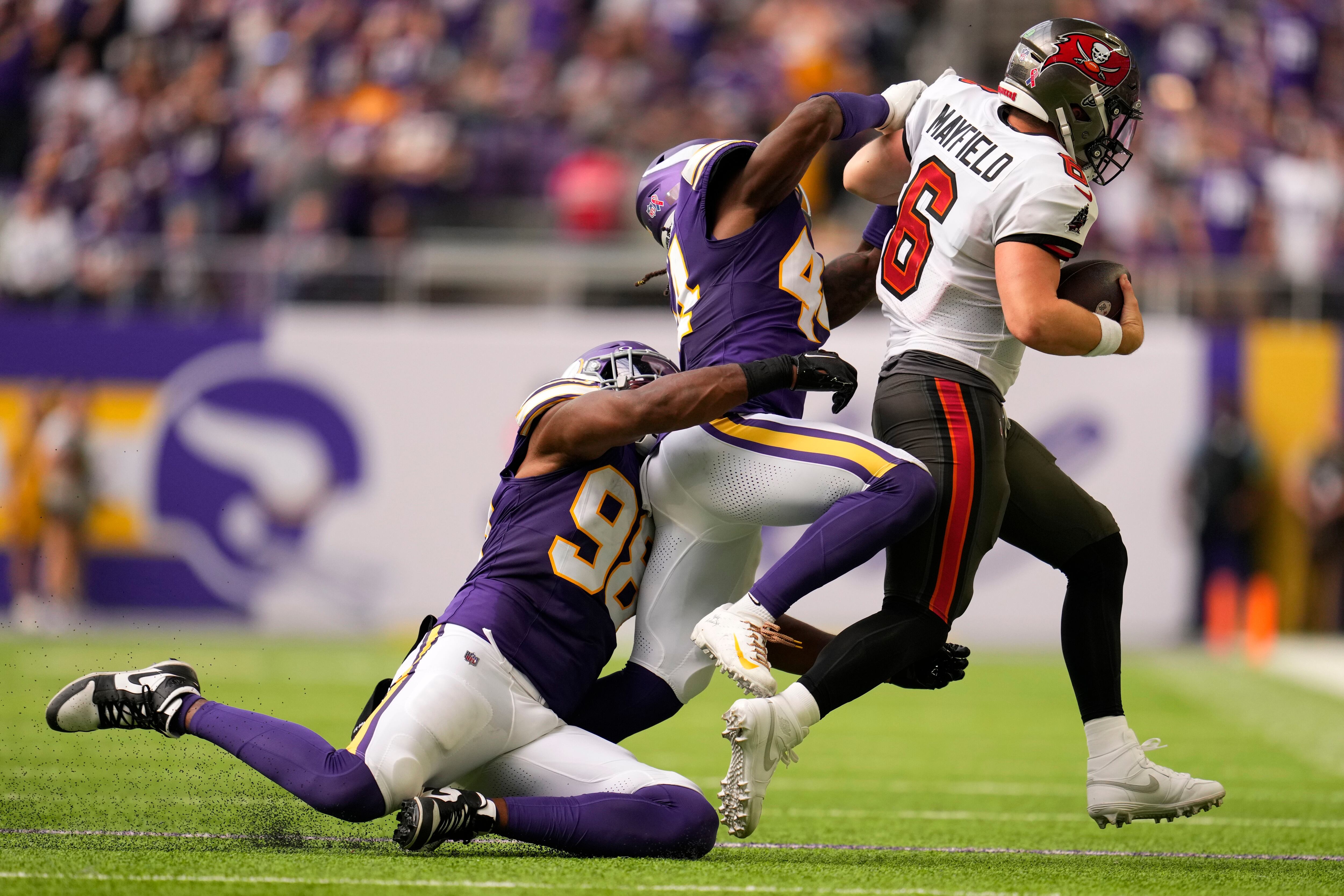 Buccaneers top Vikings 20-17 as Baker Mayfield finishes strong in his debut  - Austin Daily Herald