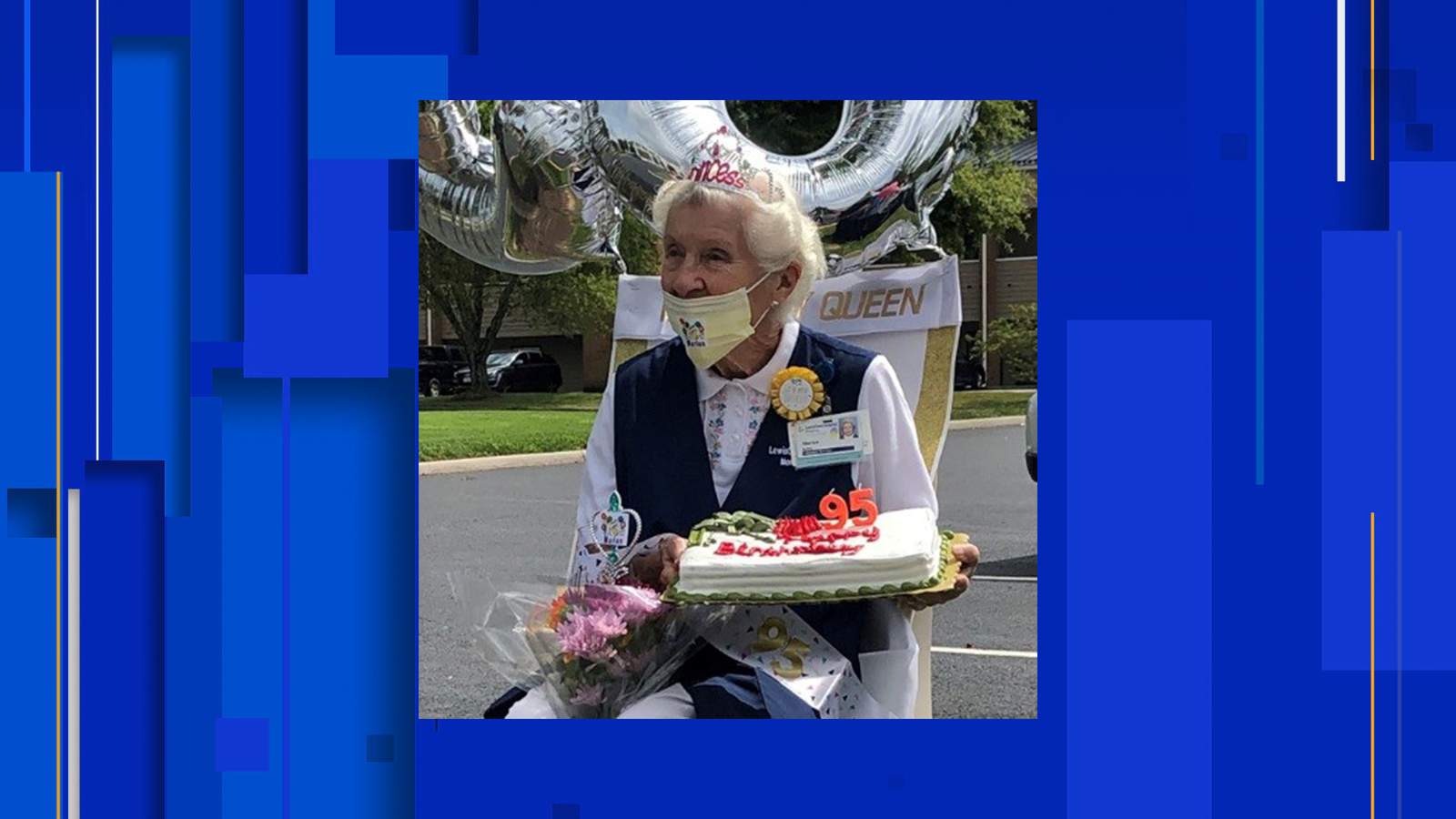 Blacksburg woman celebrates 95th birthday in royal fashion