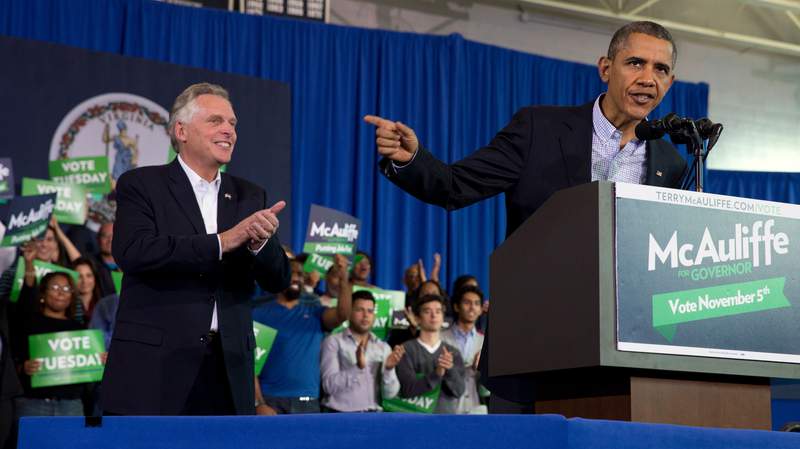 Barack Obama to join Terry McAuliffe in campaign event next week