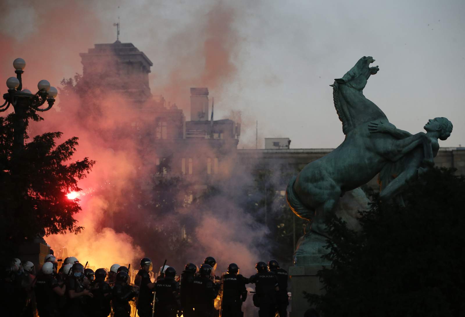 Serbia's leader not worried about losing power amid protests