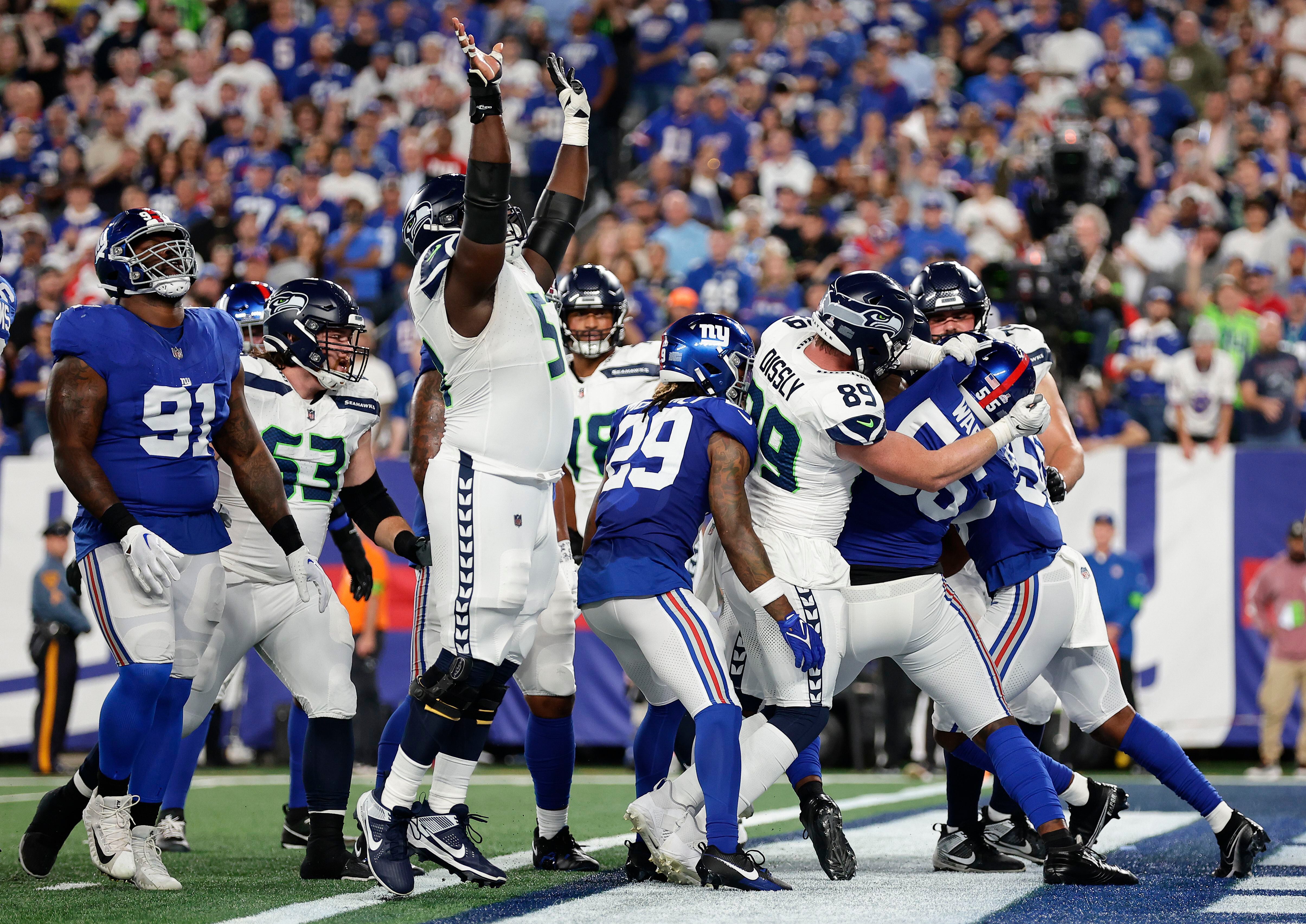 Daniel Jones sacked 10 times as Giants show little in 24-3 loss to the  Seattle Seahawks