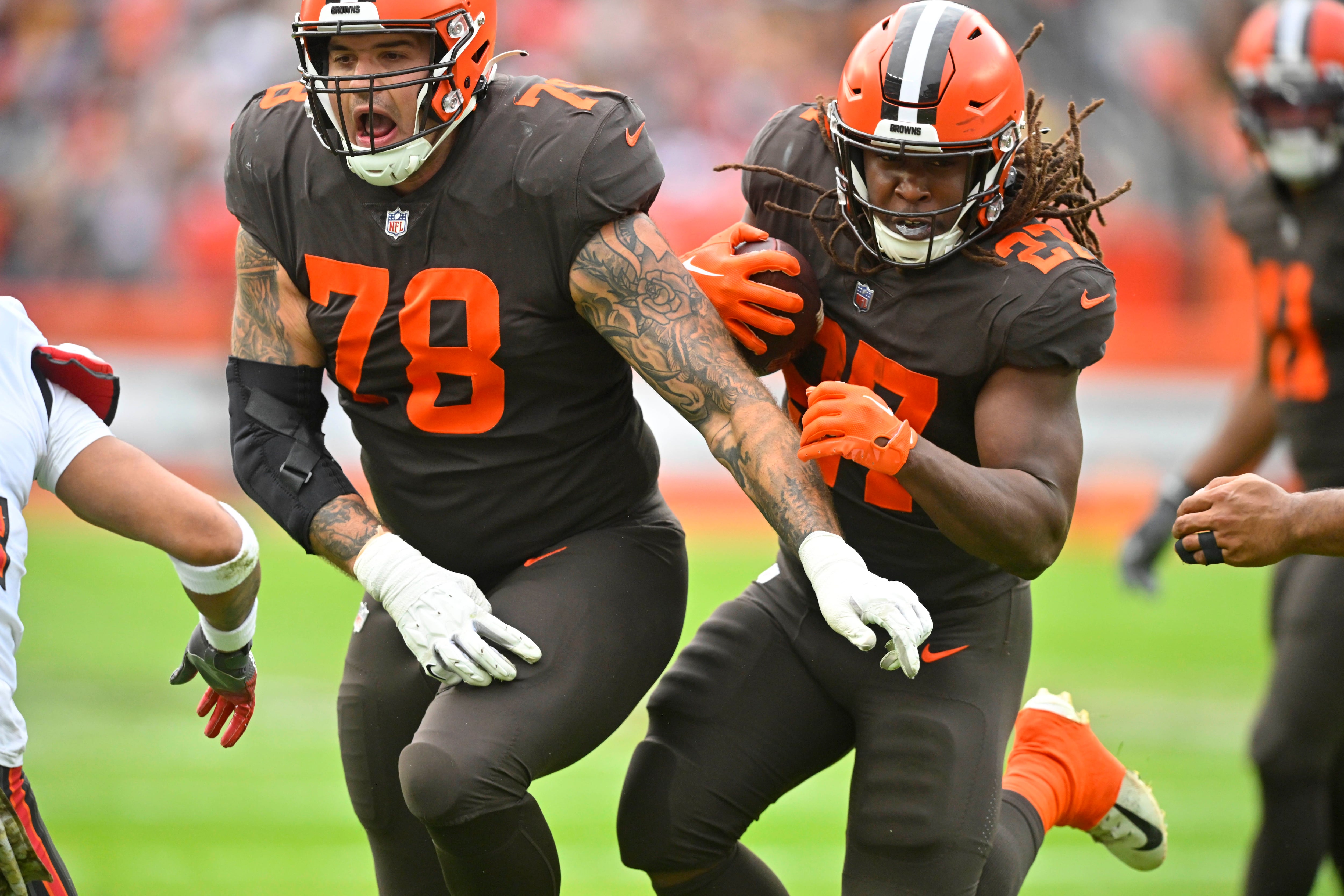 Chubb's TD in OT gives Brissett, Browns 23-17 win over Bucs