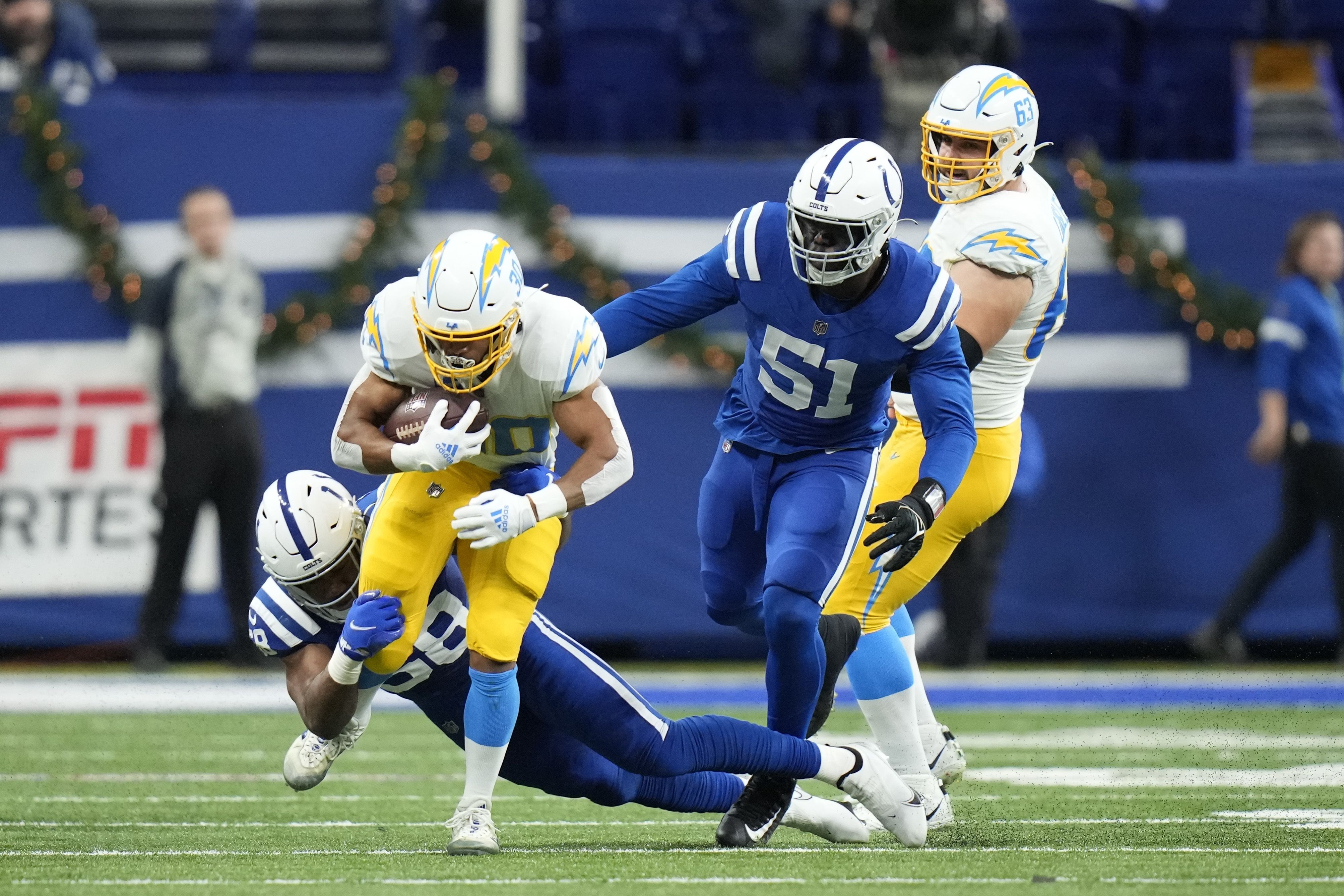 Chargers reach playoffs, beat Nick Foles, overmatched Colts 20-3