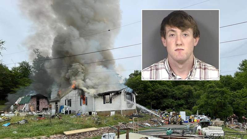 24-year-old arrested, charged with arson in connection to Botetourt County house fire