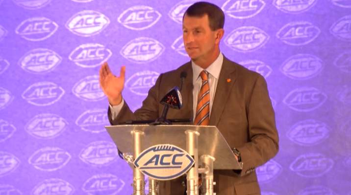 Clemson picked to repeat in ACC Media Poll