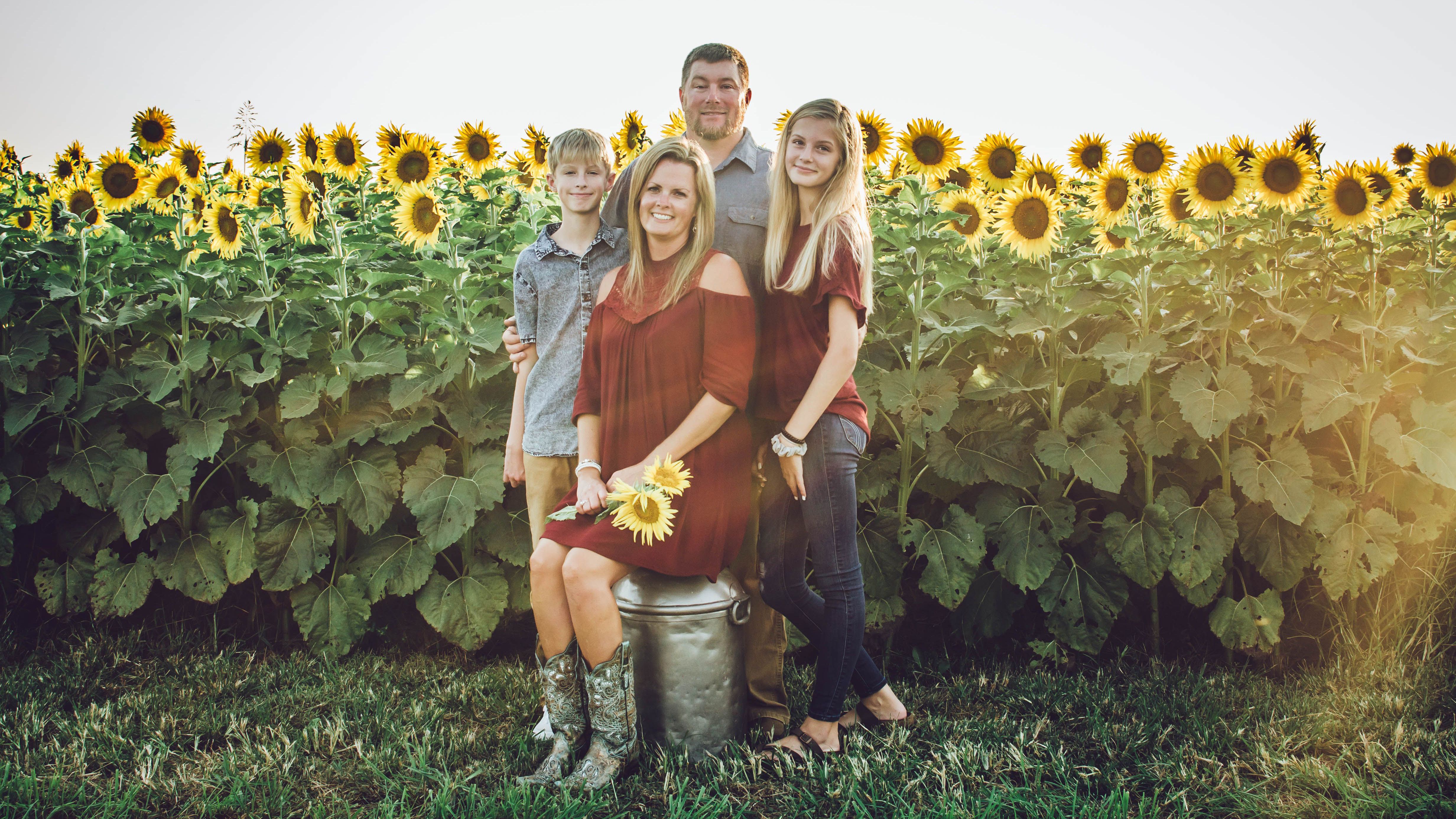 A 'field of her dreams': Man plants thousands of sunflowers to