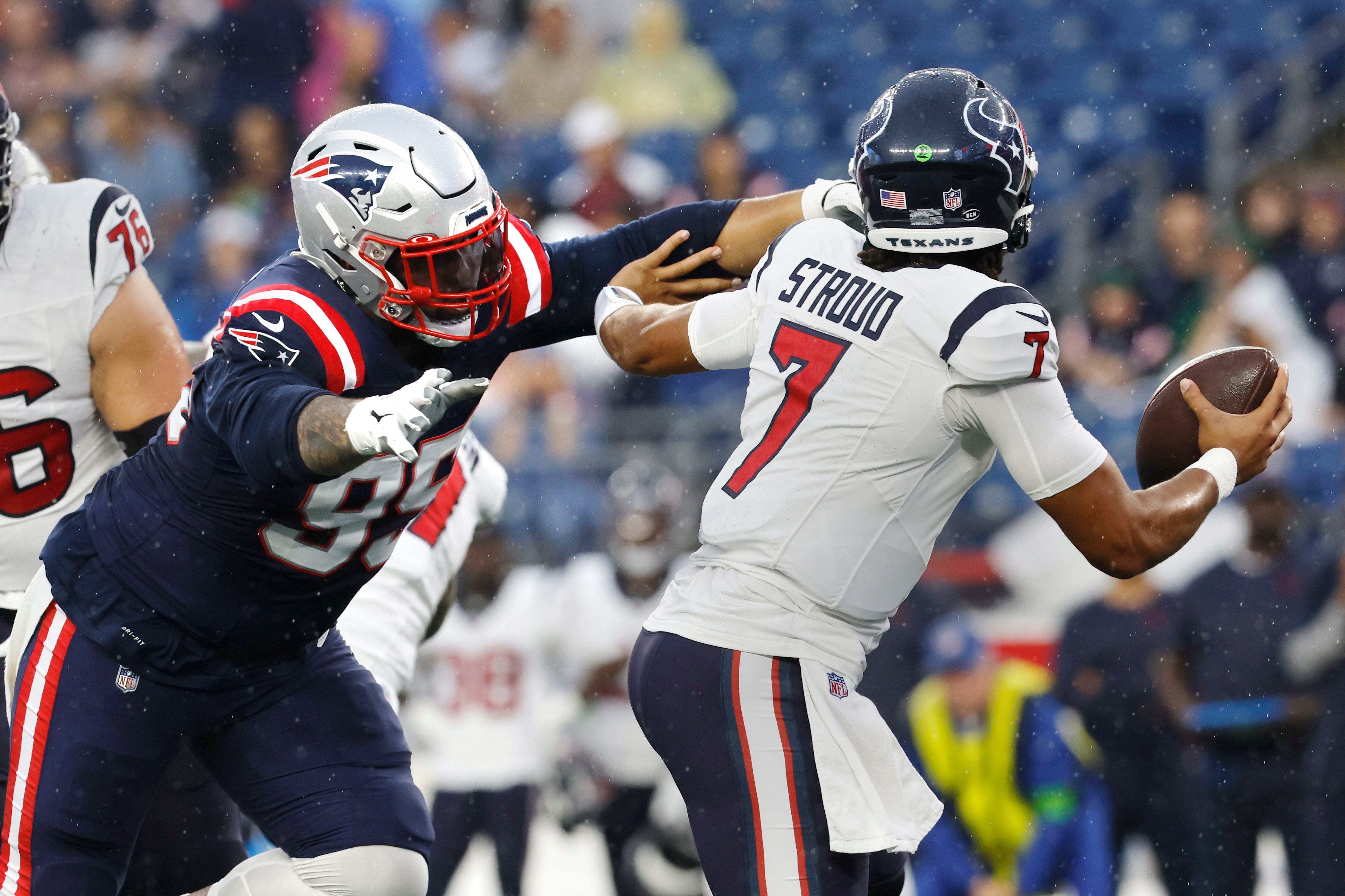 WATCH: Texans QB C.J. Stroud hits WR Tank Dell deep against the