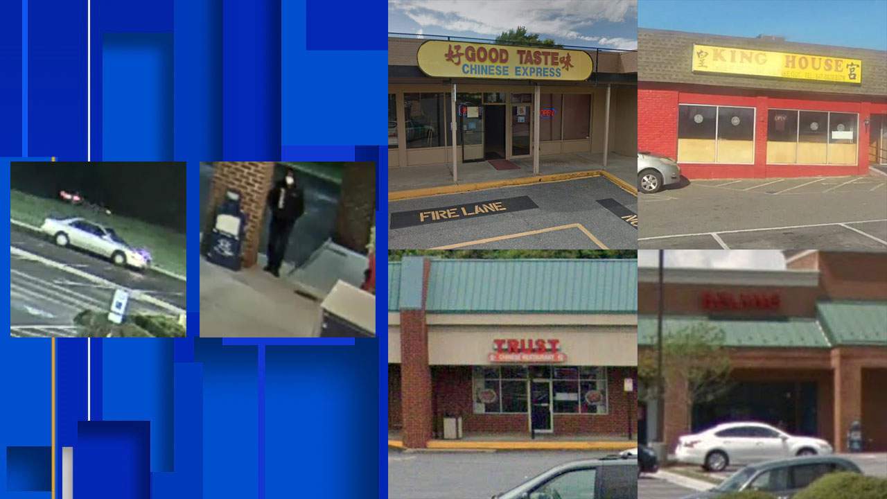 Series of burglaries at Chinese restaurants in and near Lynchburg under investigation